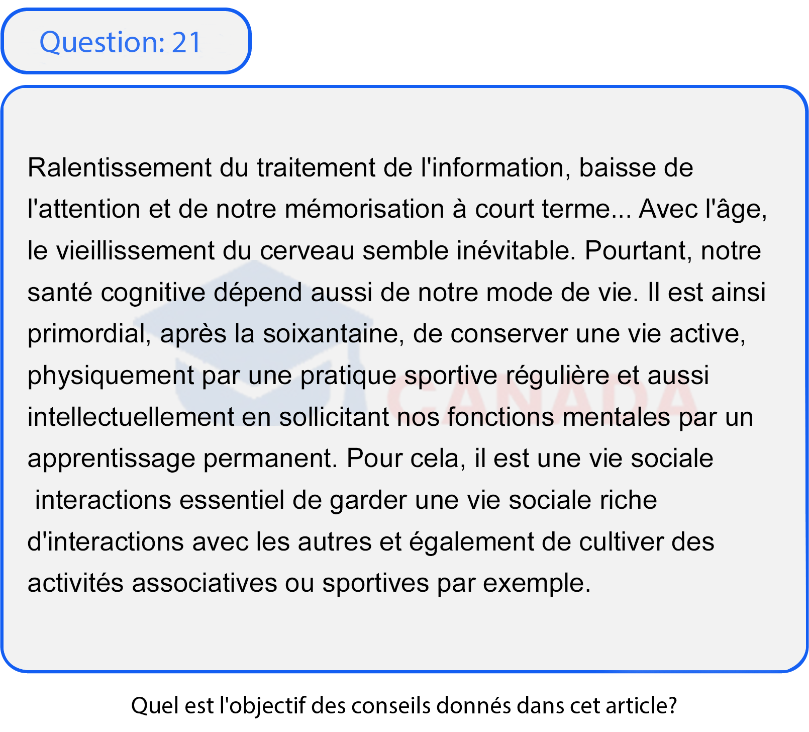 Question 21