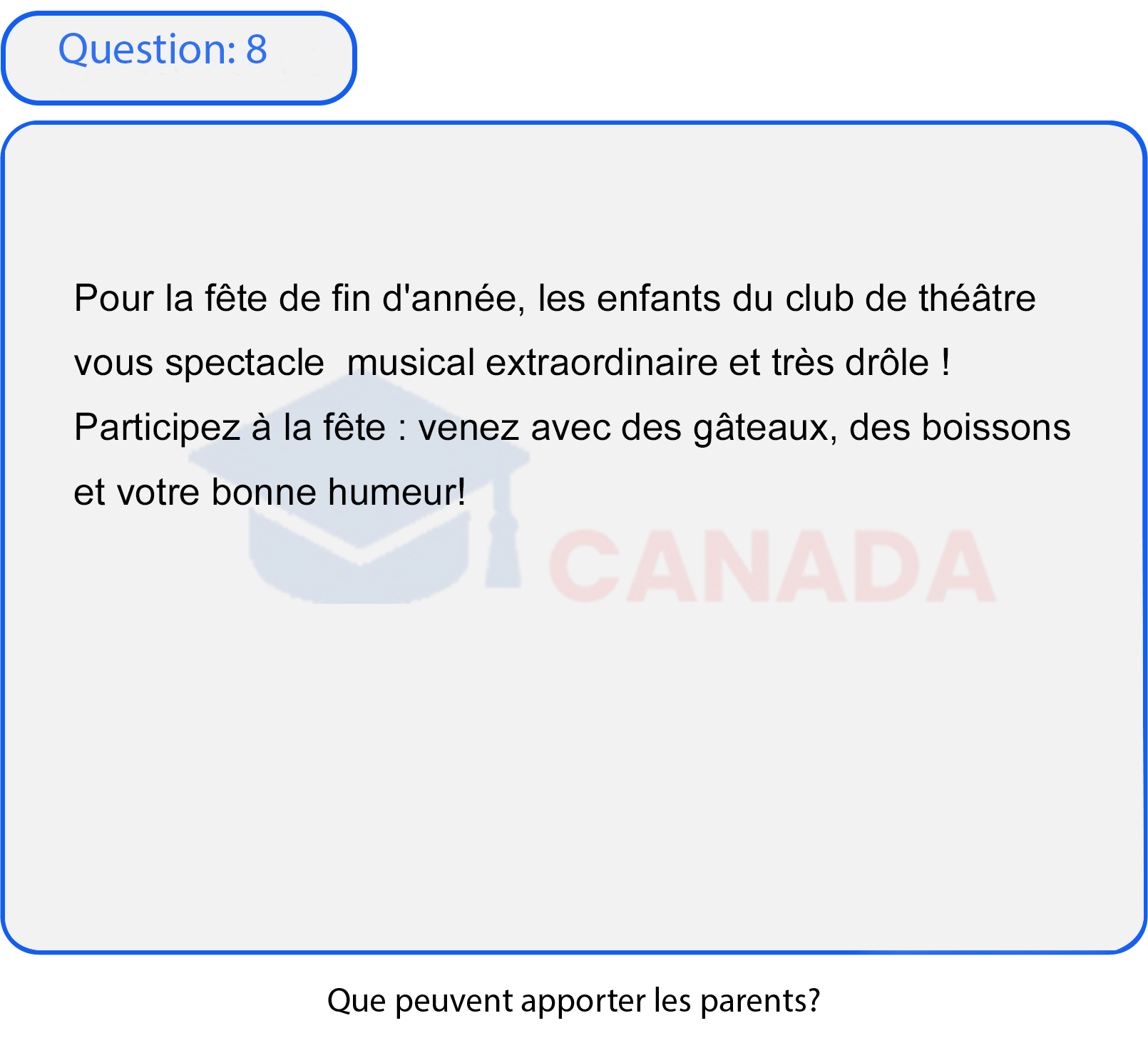 Question 8