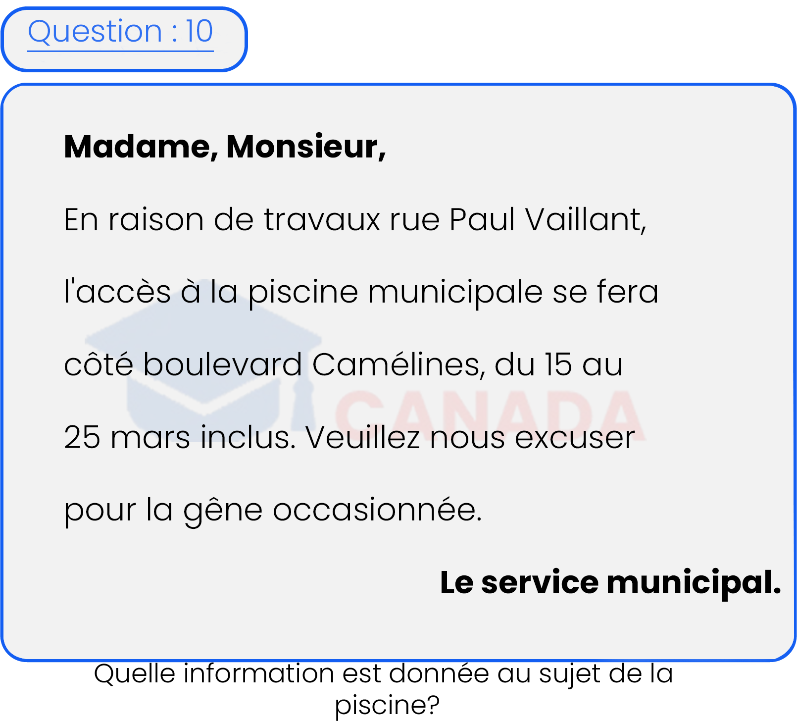 Question 10