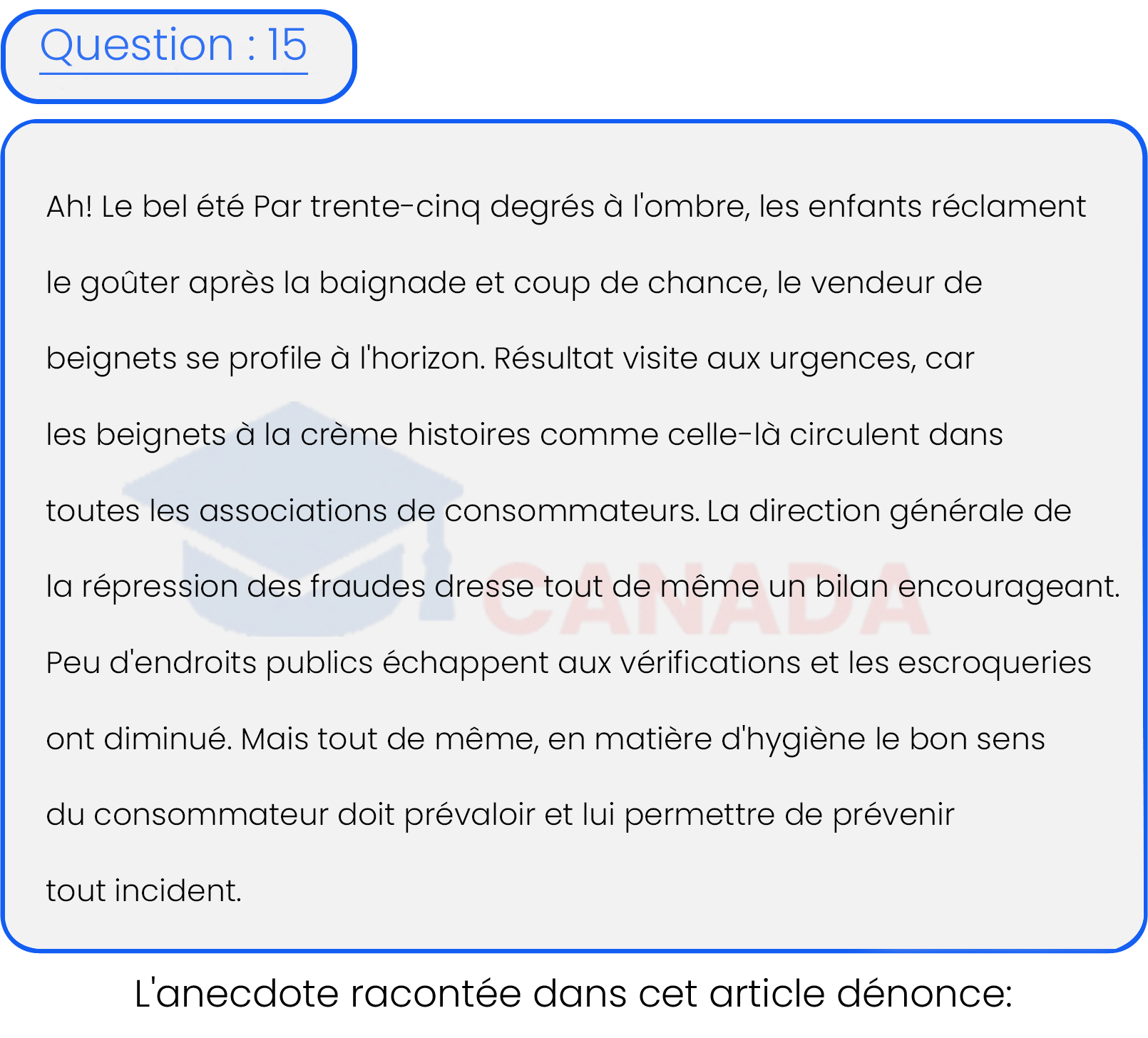 Question 15