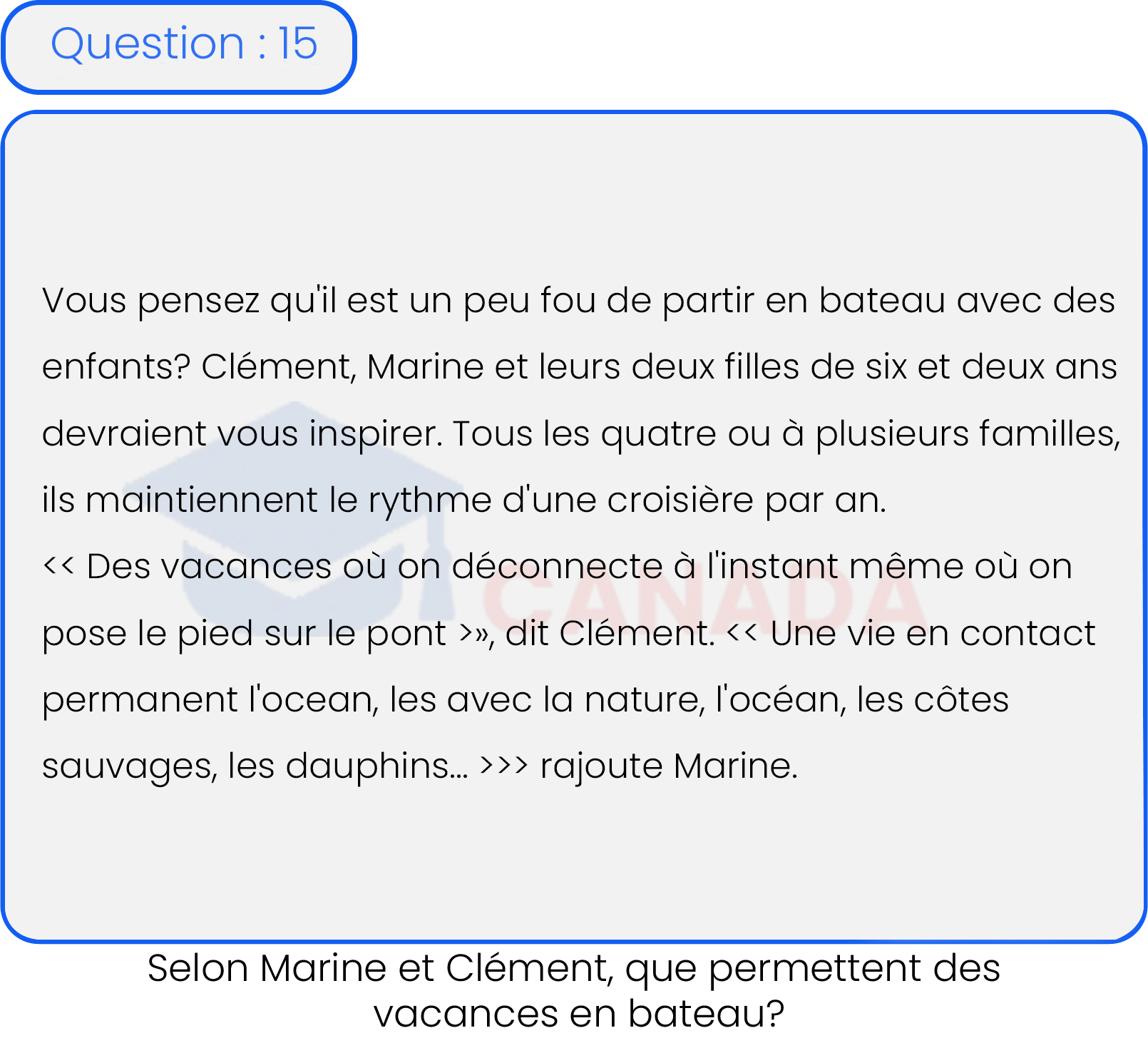 Question 15