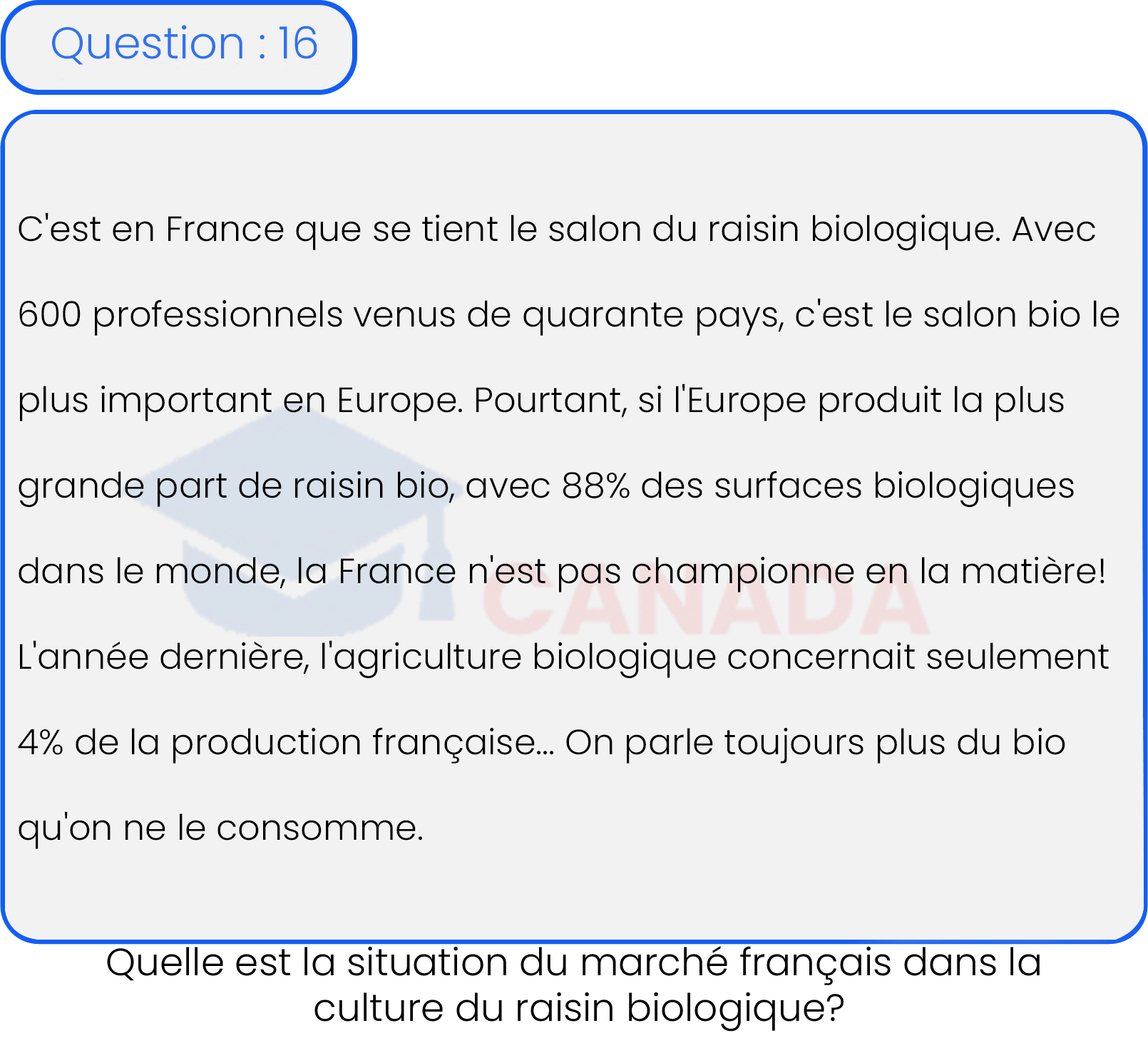 Question 16
