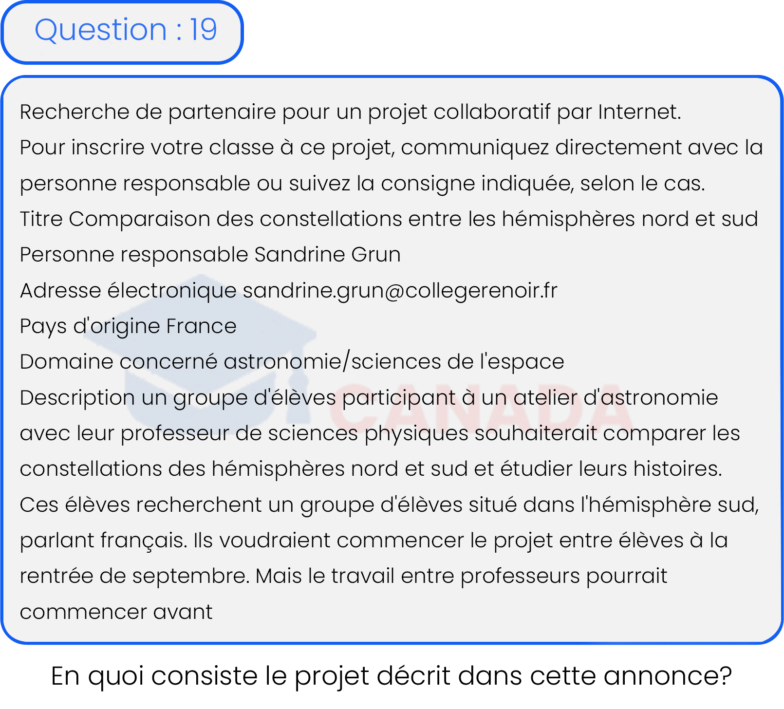 Question 19