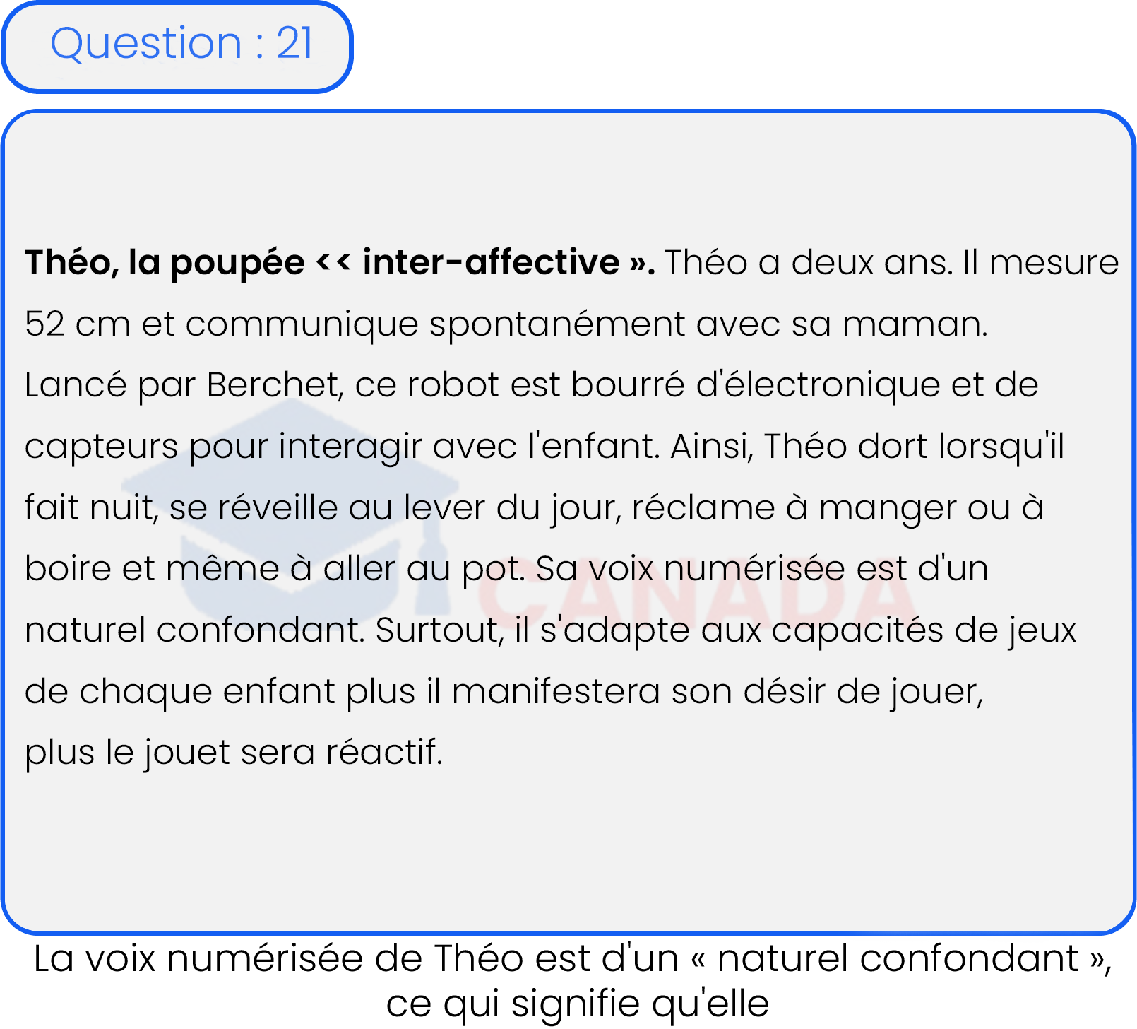 Question 21