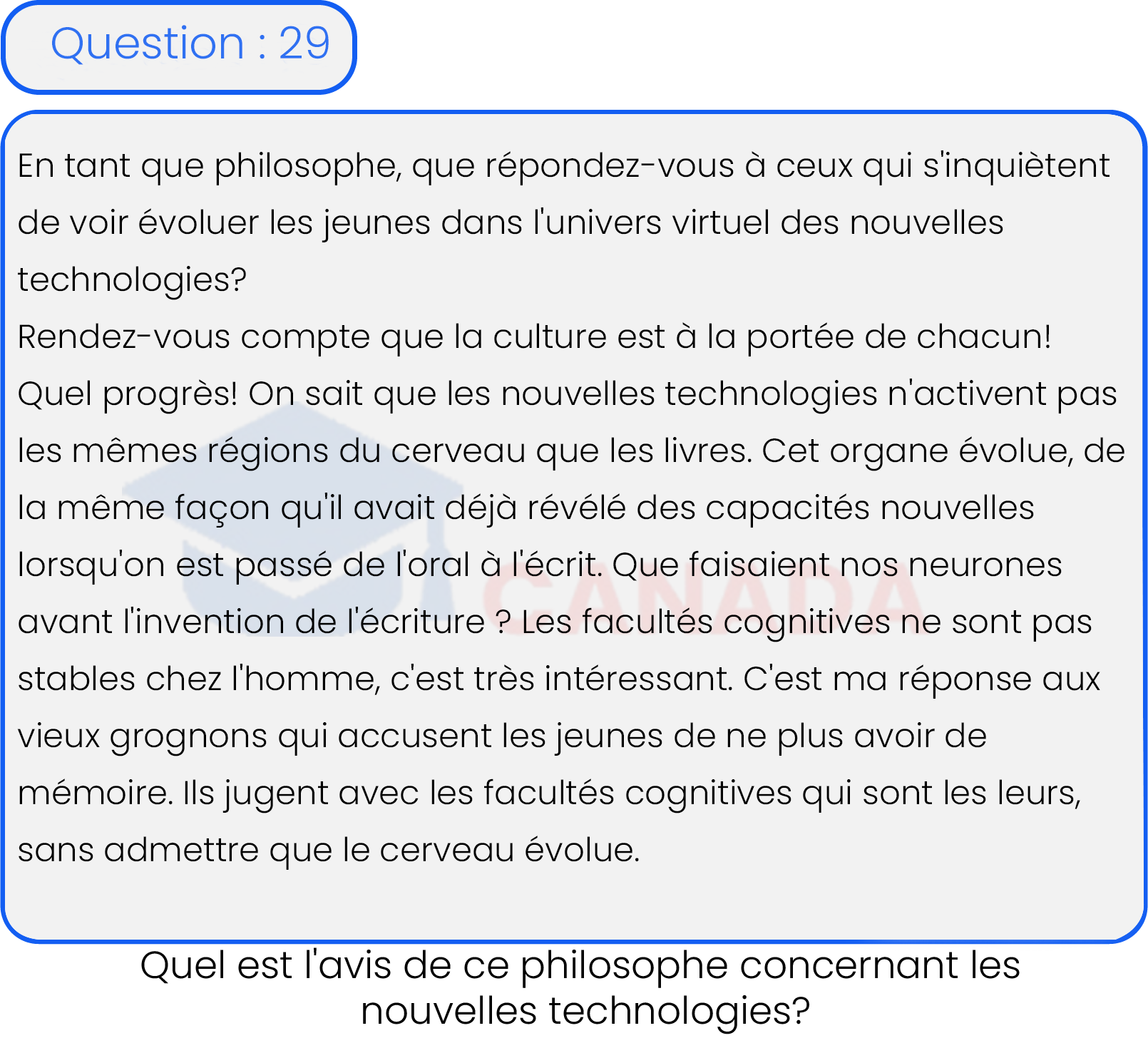 Question 29