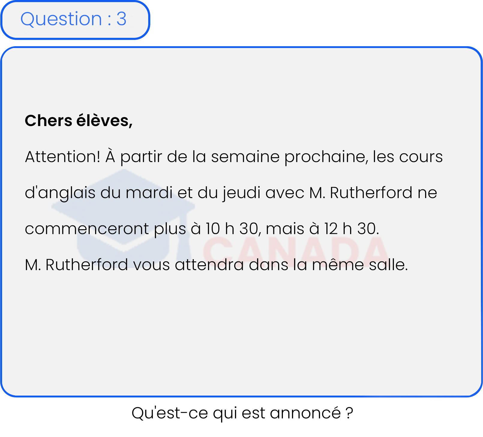 Question 3