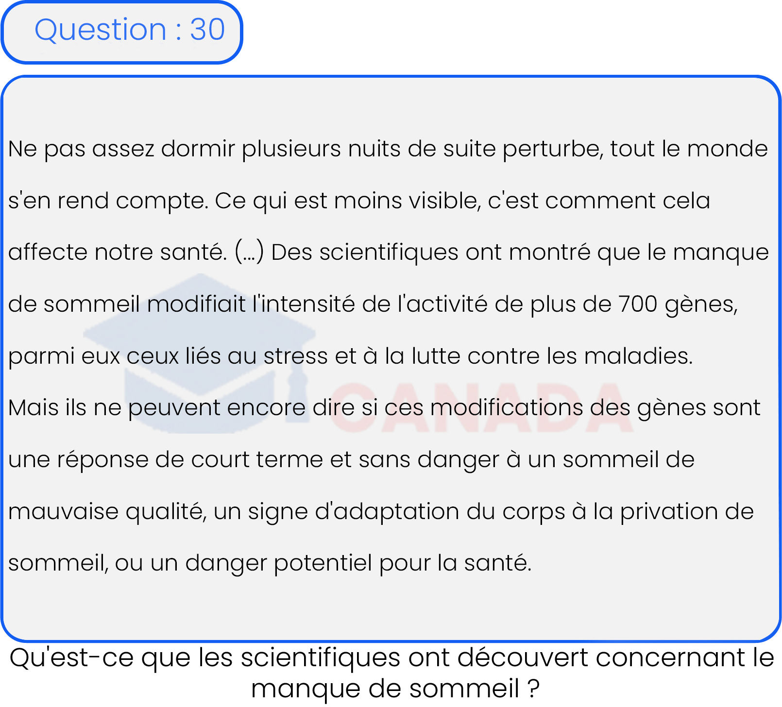 Question 30