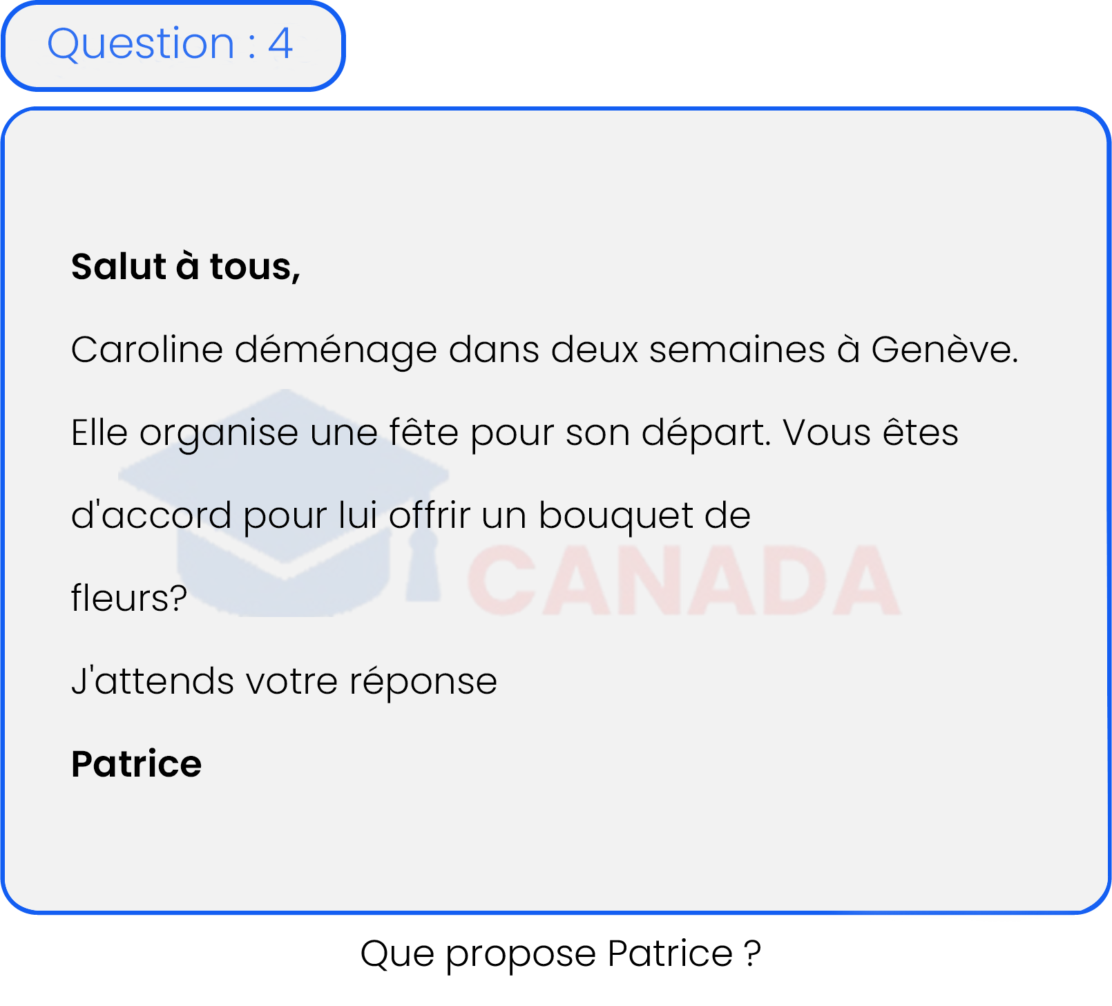 Question 4