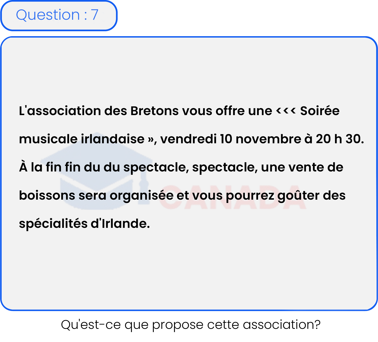 Question 7