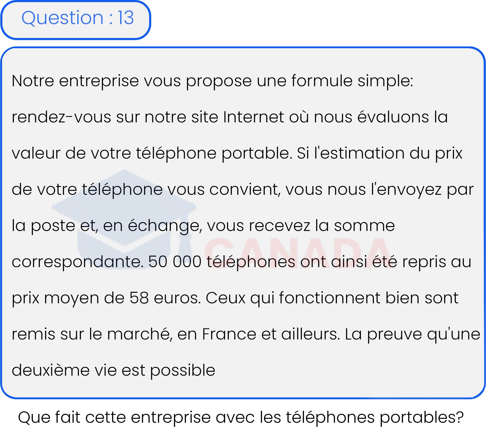 Question 13