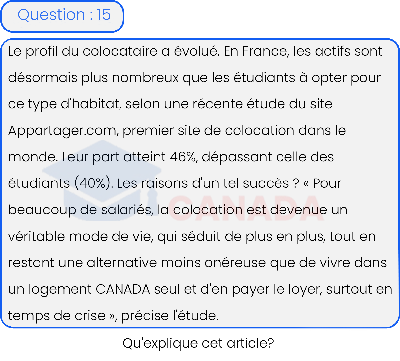 Question 15