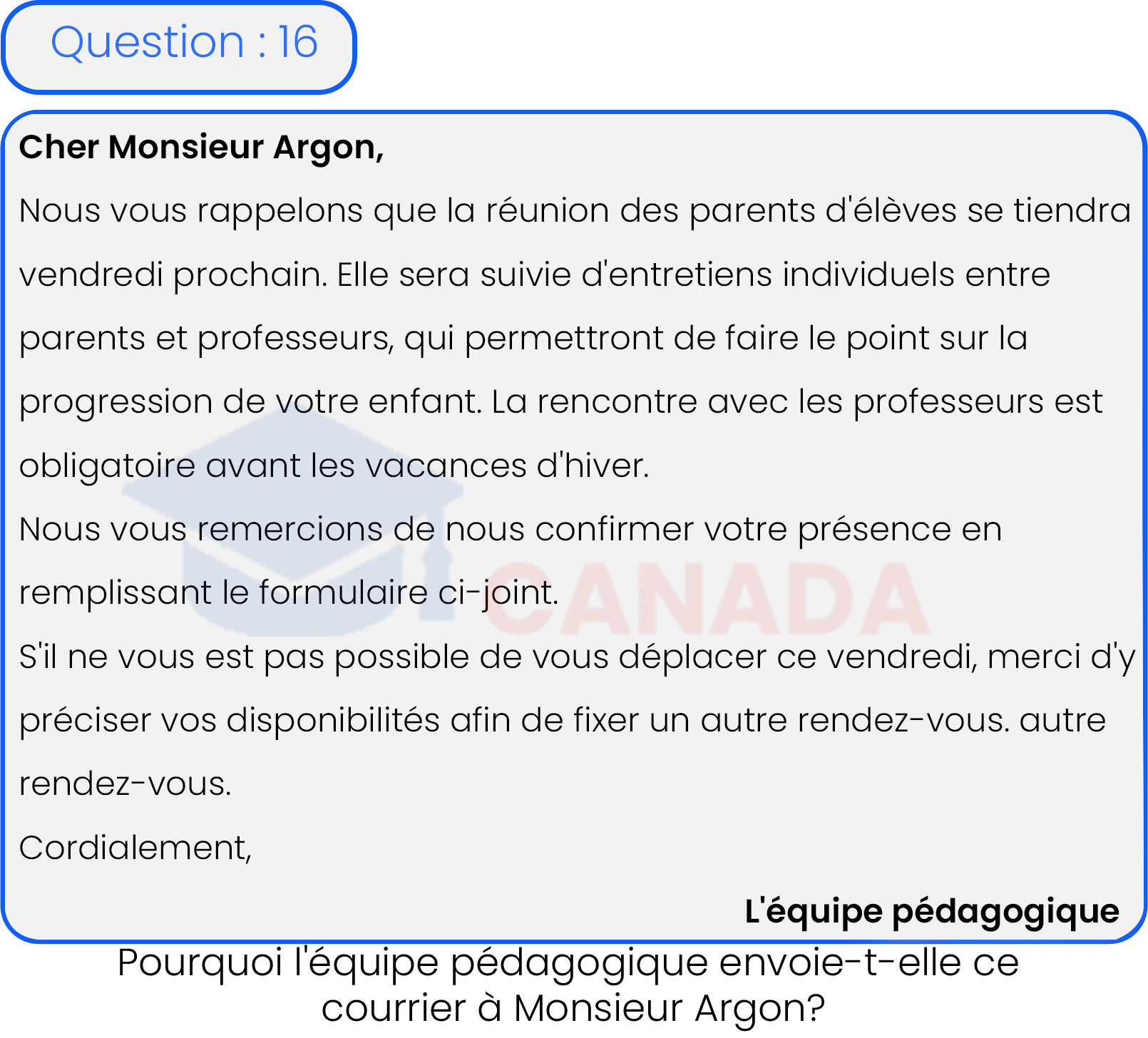 Question 16