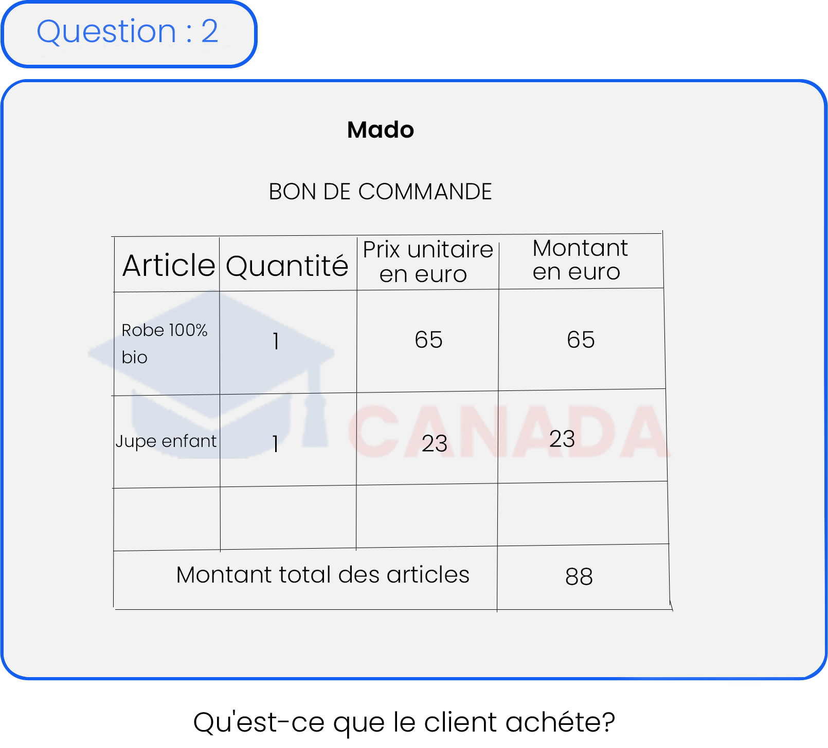 Question 2