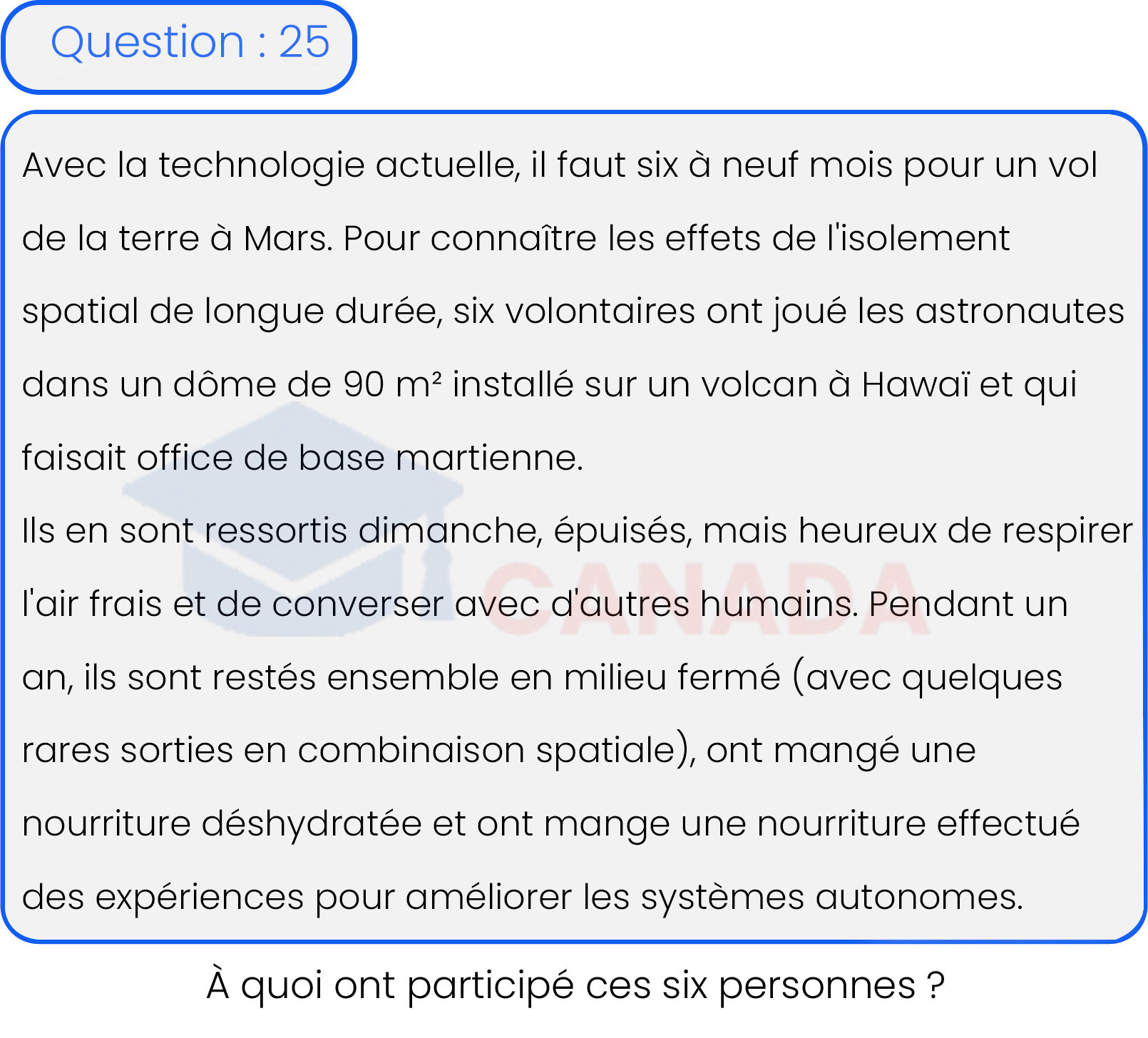 Question 25