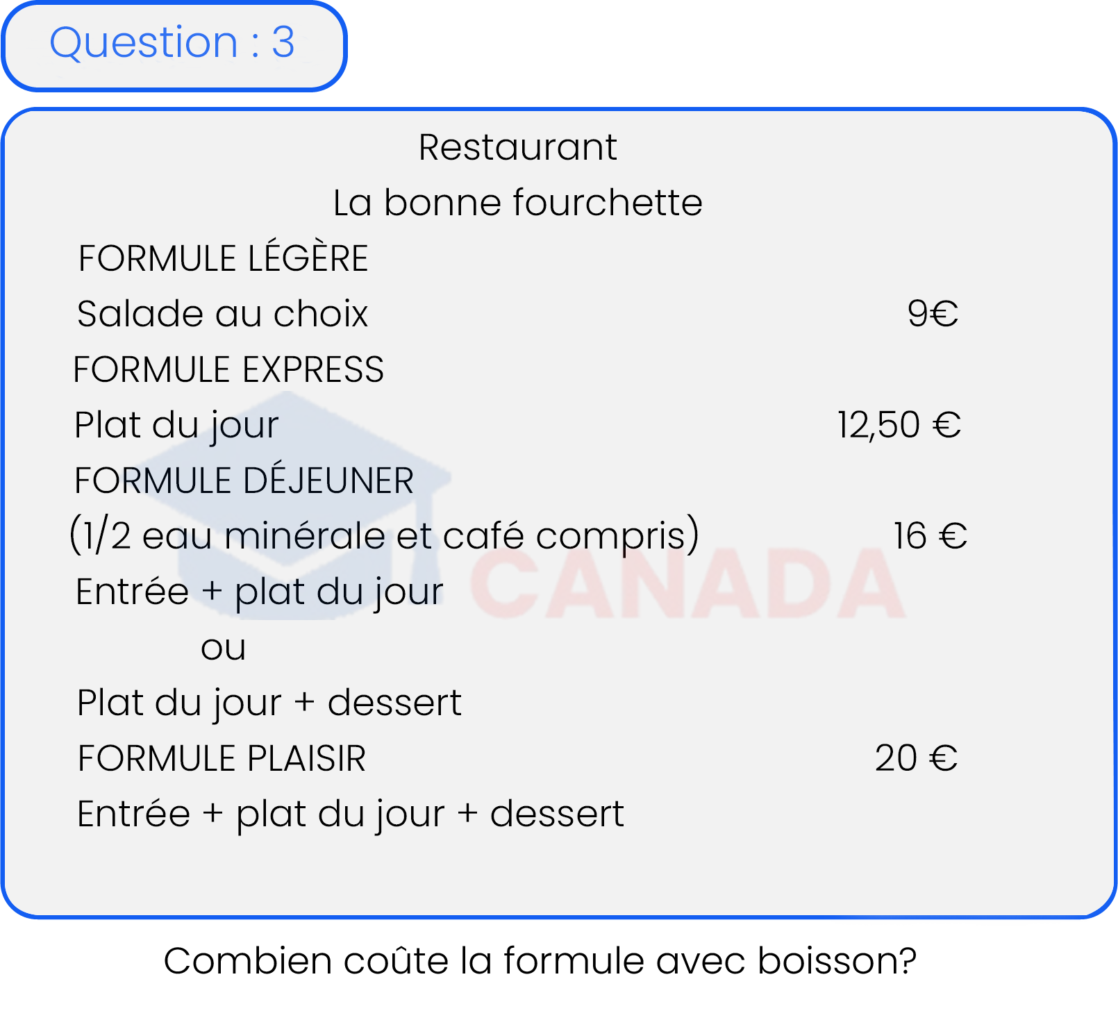 Question 3