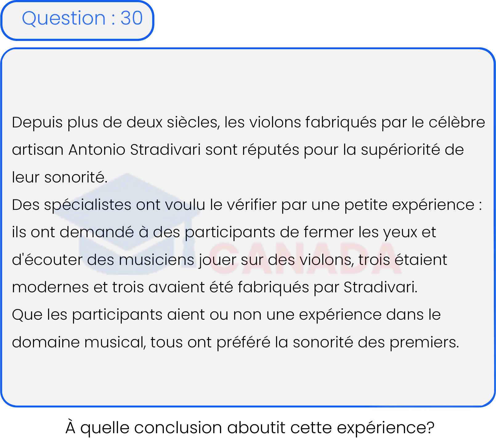 Question 30