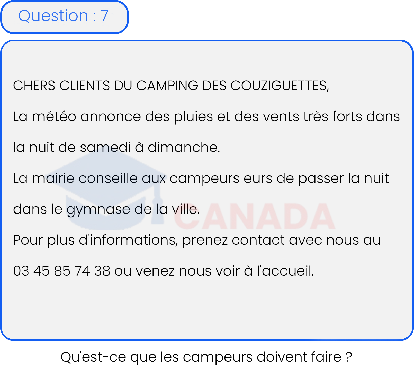 Question 7