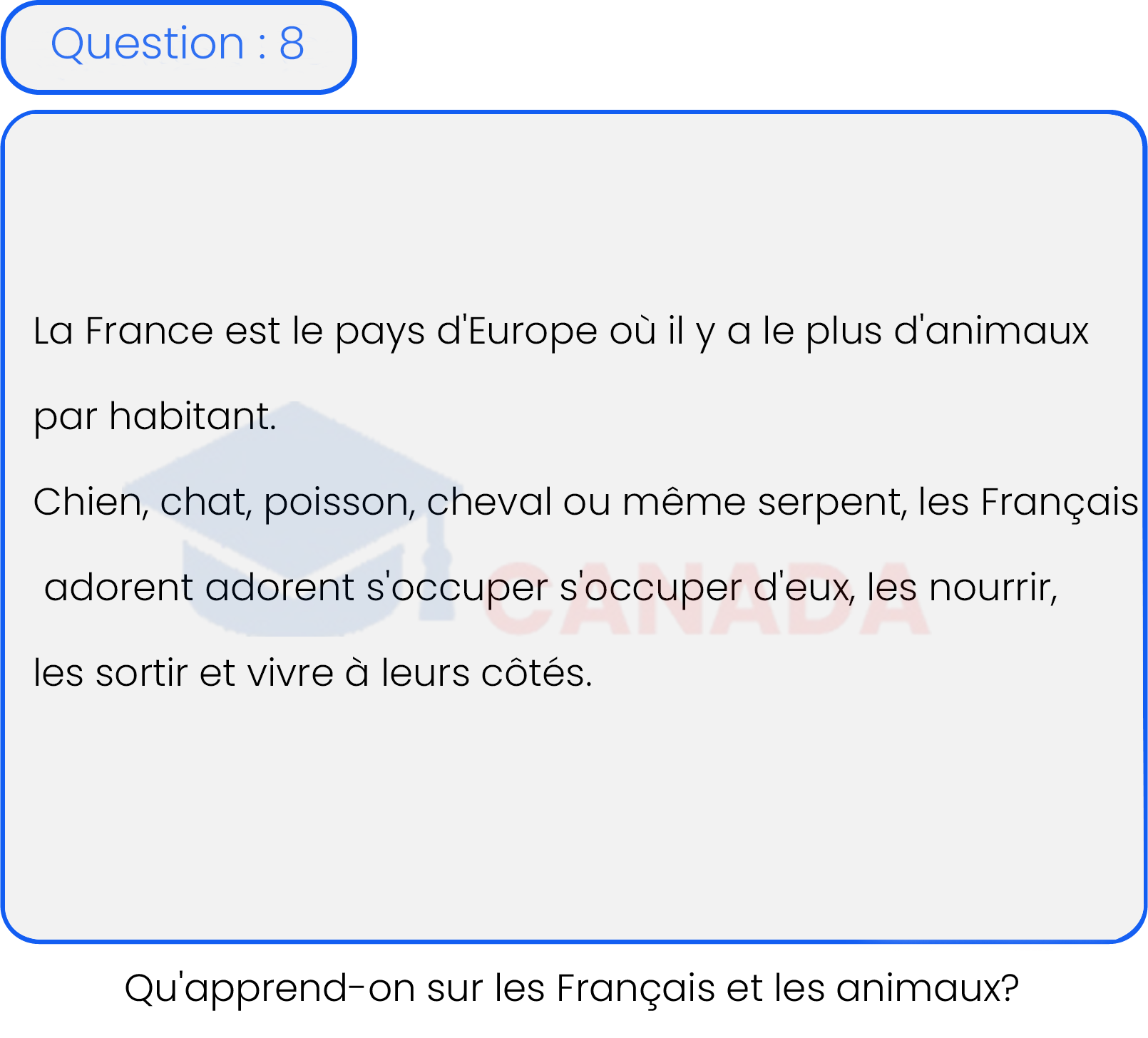 Question 8
