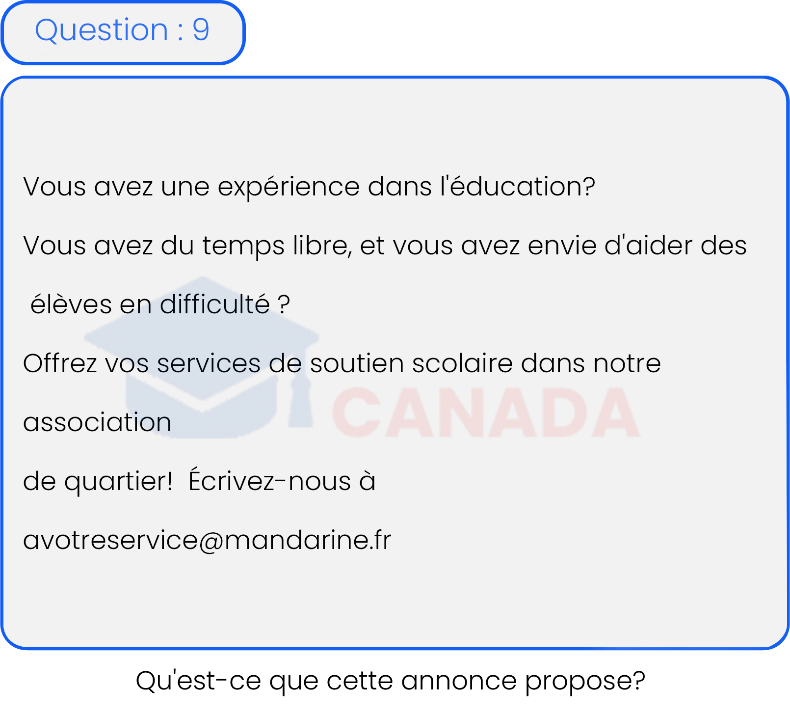 Question 9