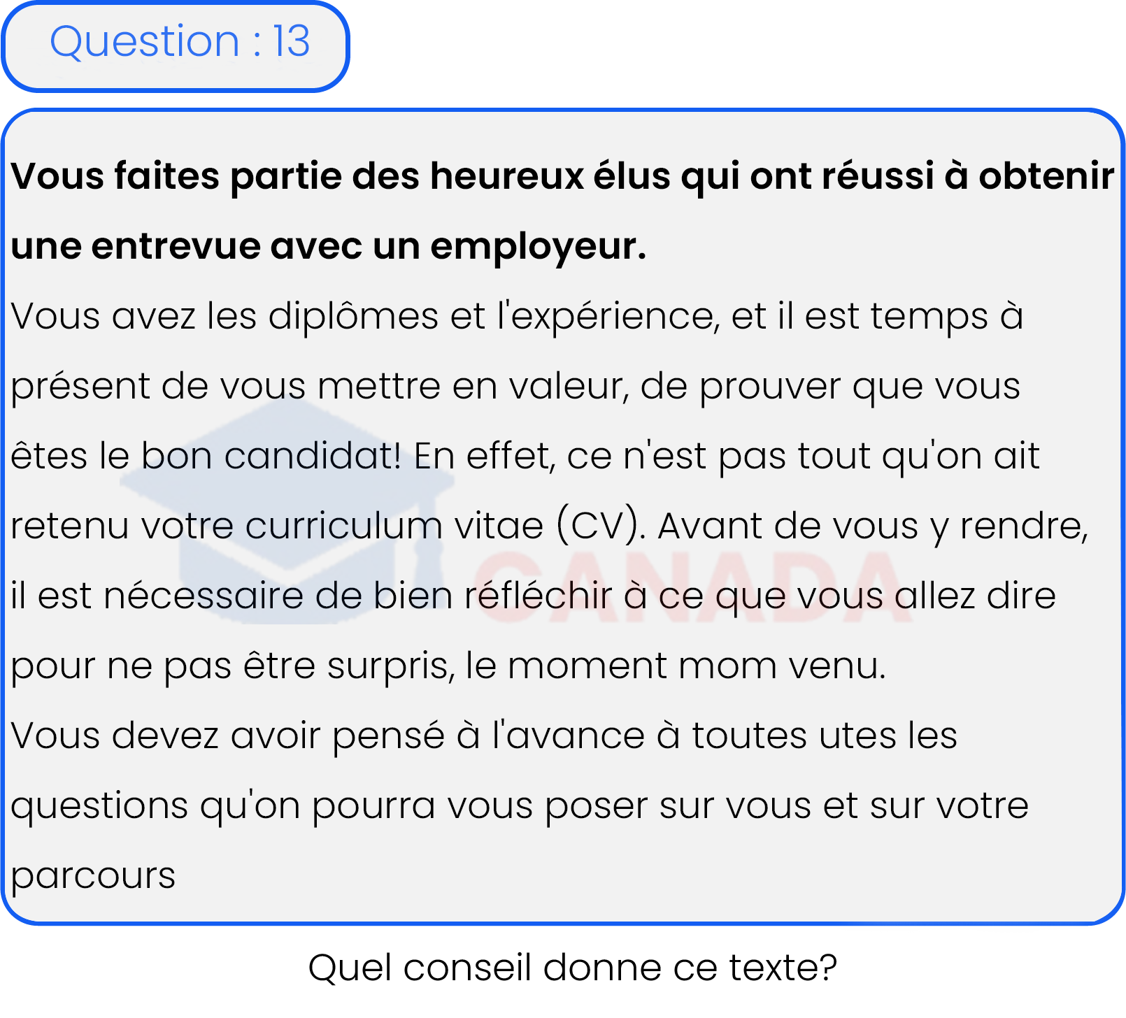 Question 13