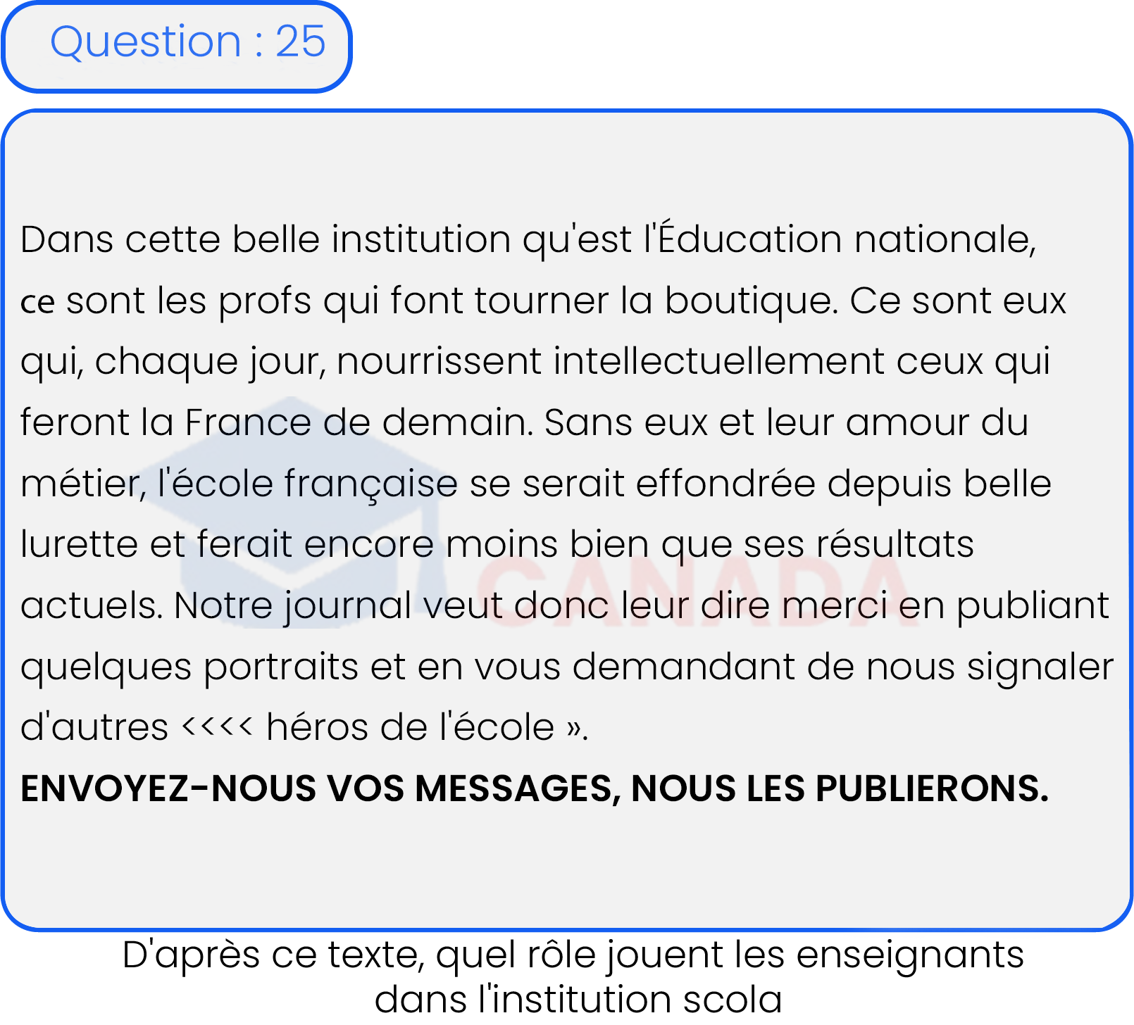 Question 25
