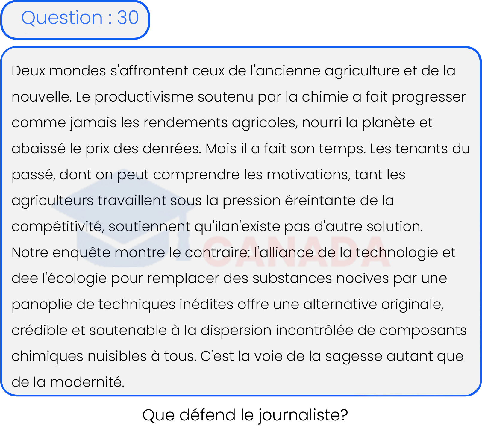 Question 30