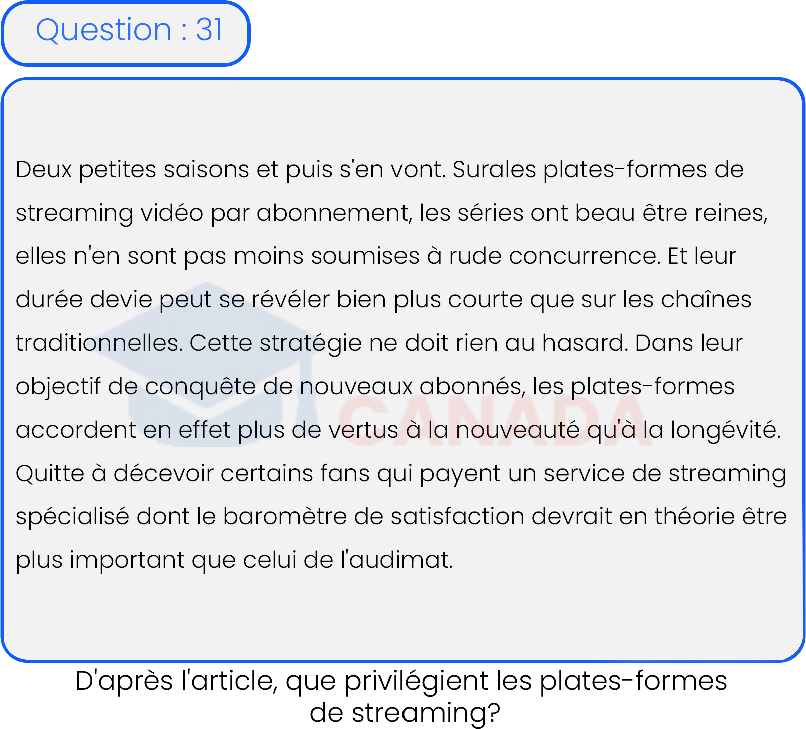Question 31