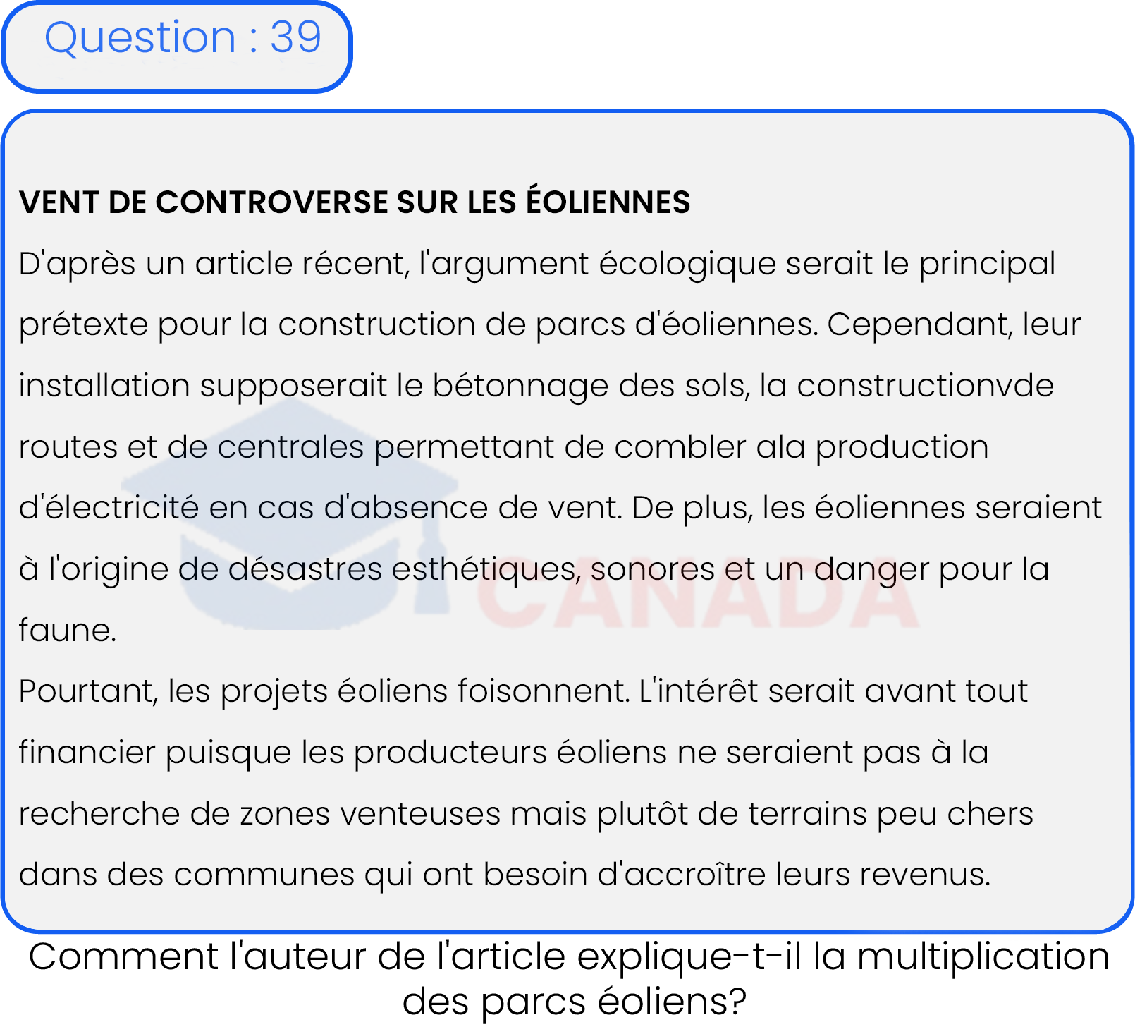 Question 39