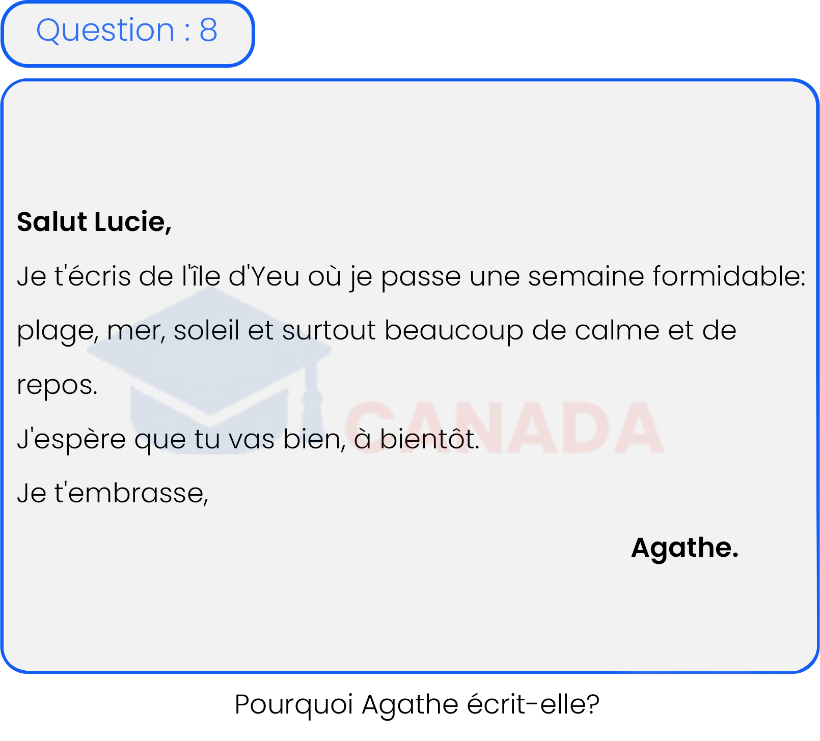 Question 8