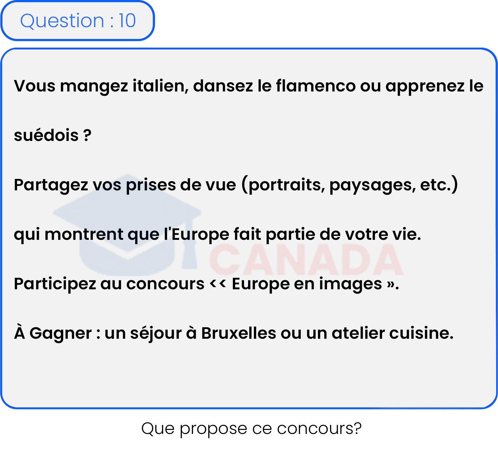 Question 10