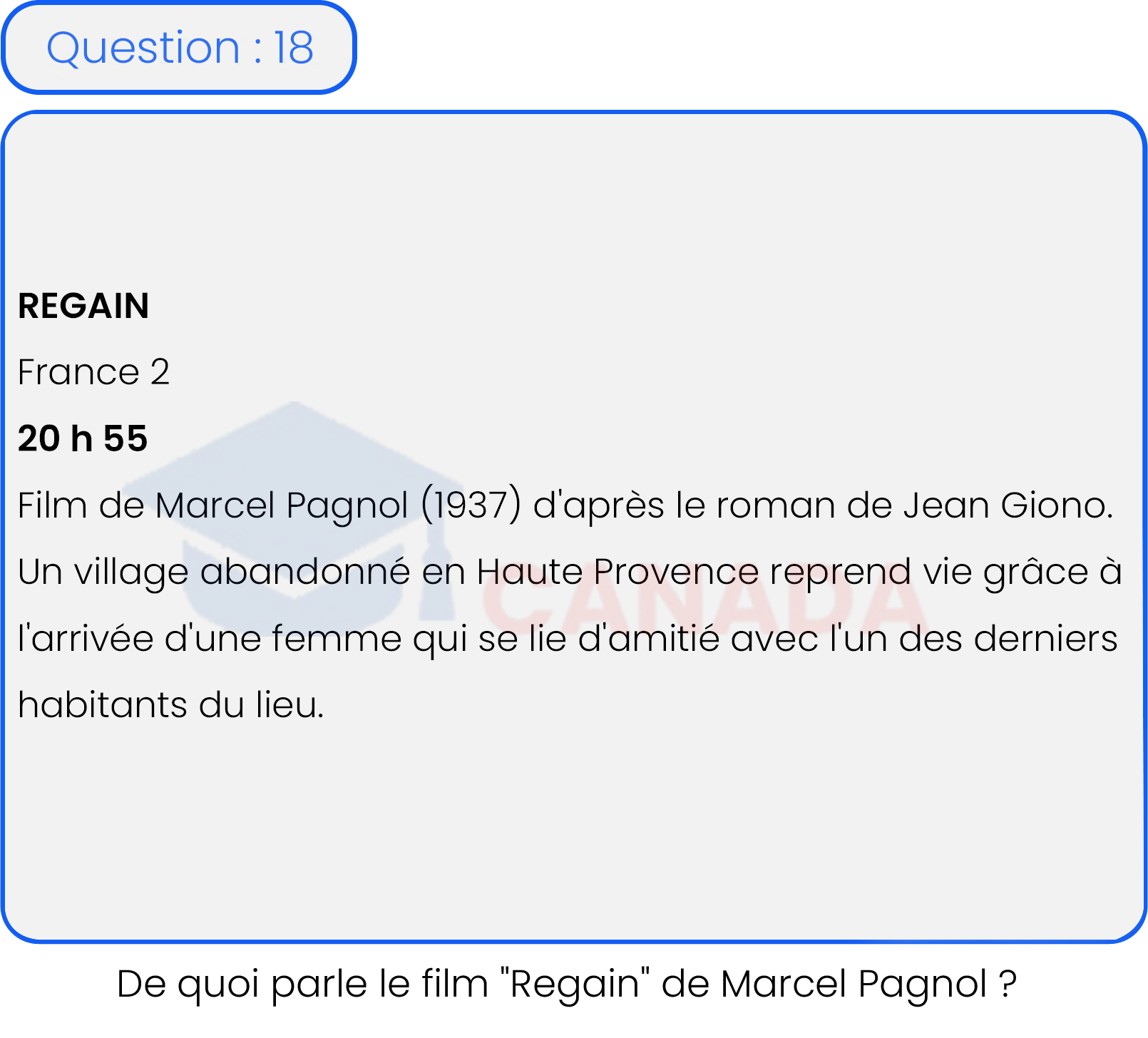 Question 18