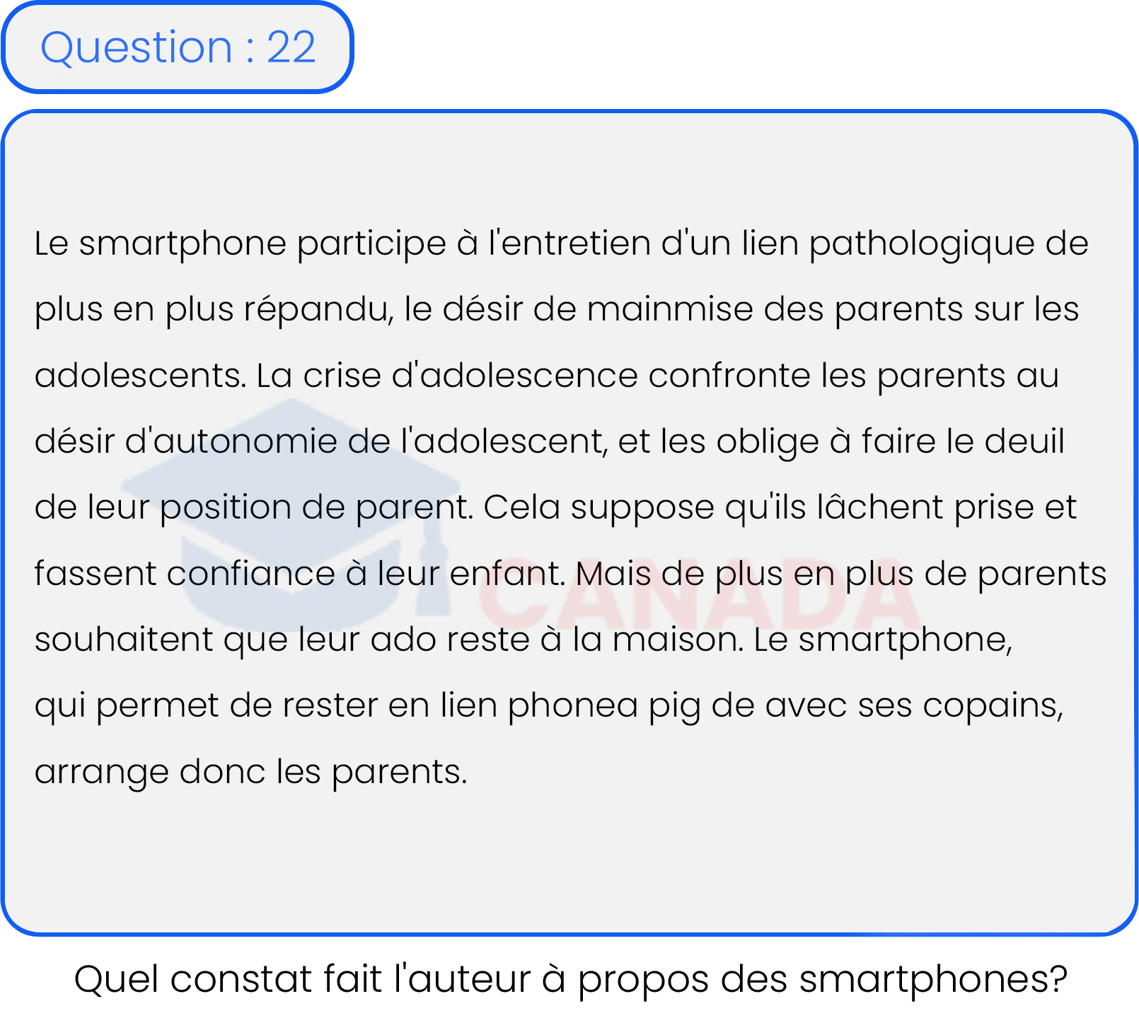 Question 22