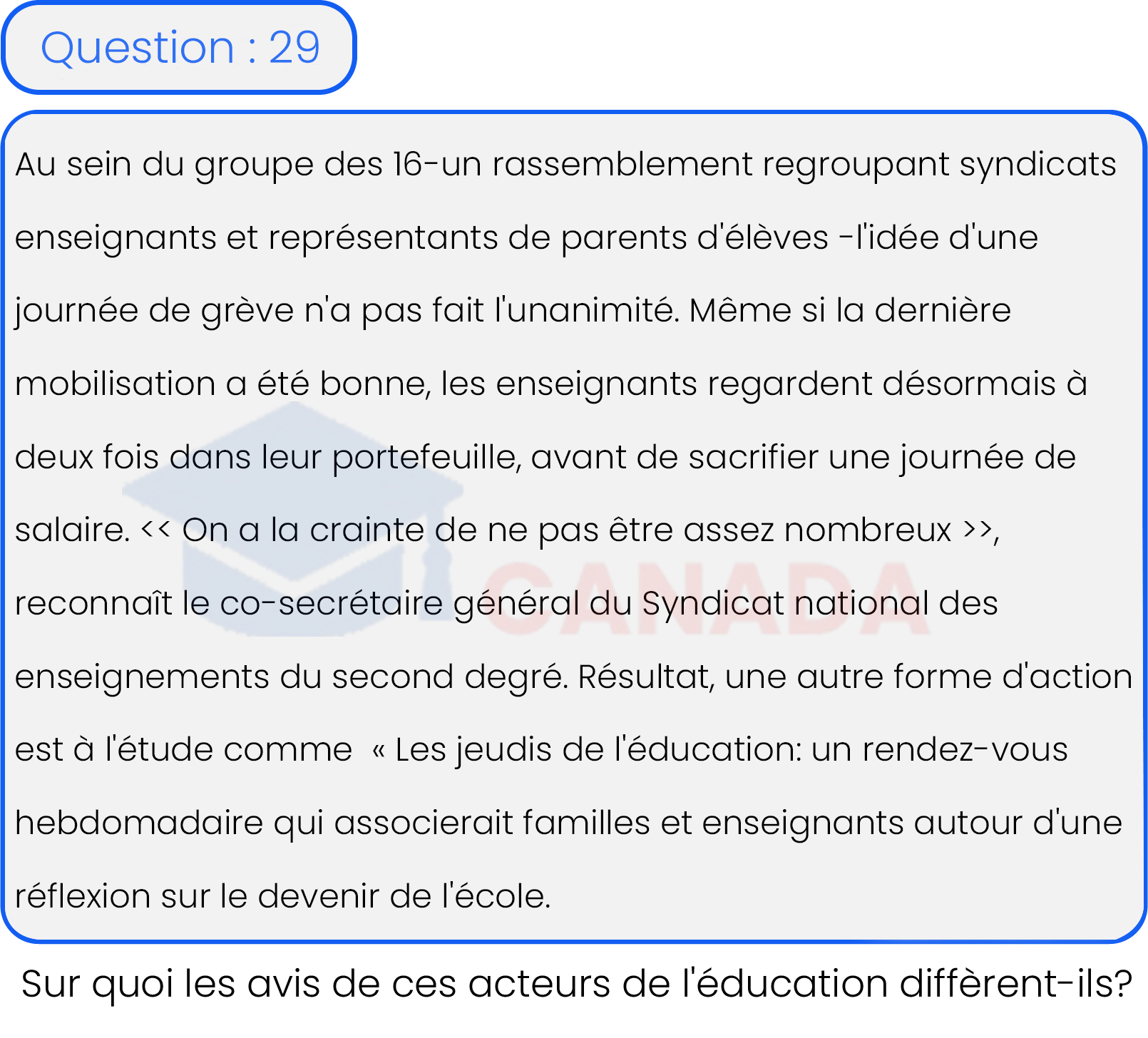 Question 29