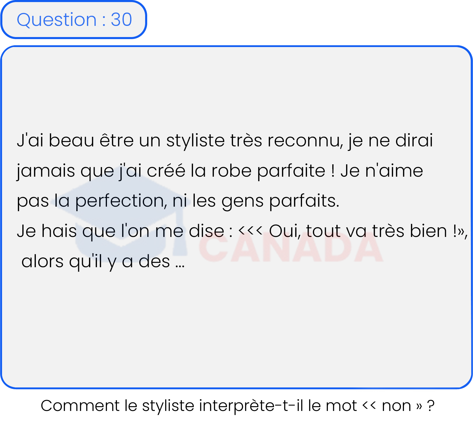Question 30
