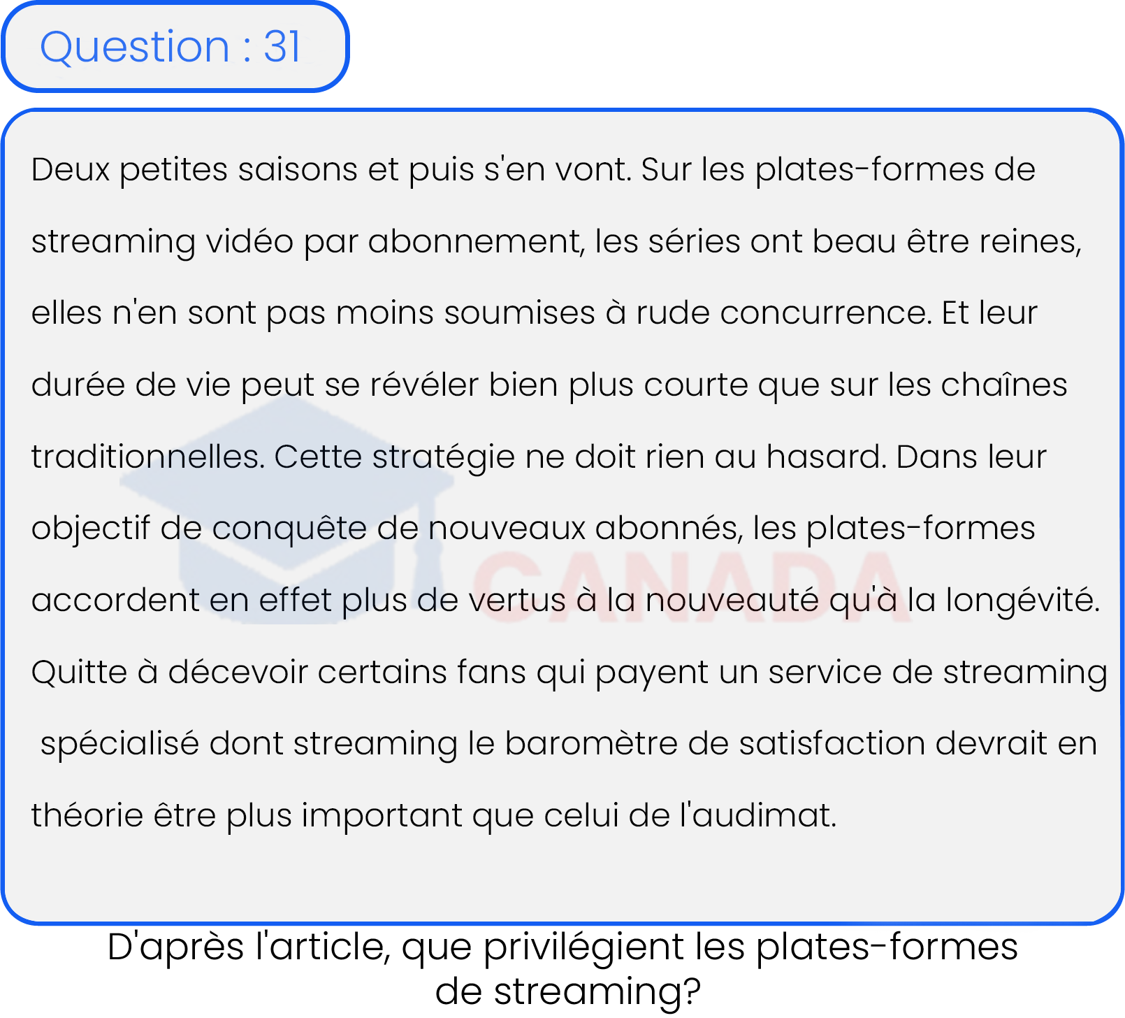 Question 31