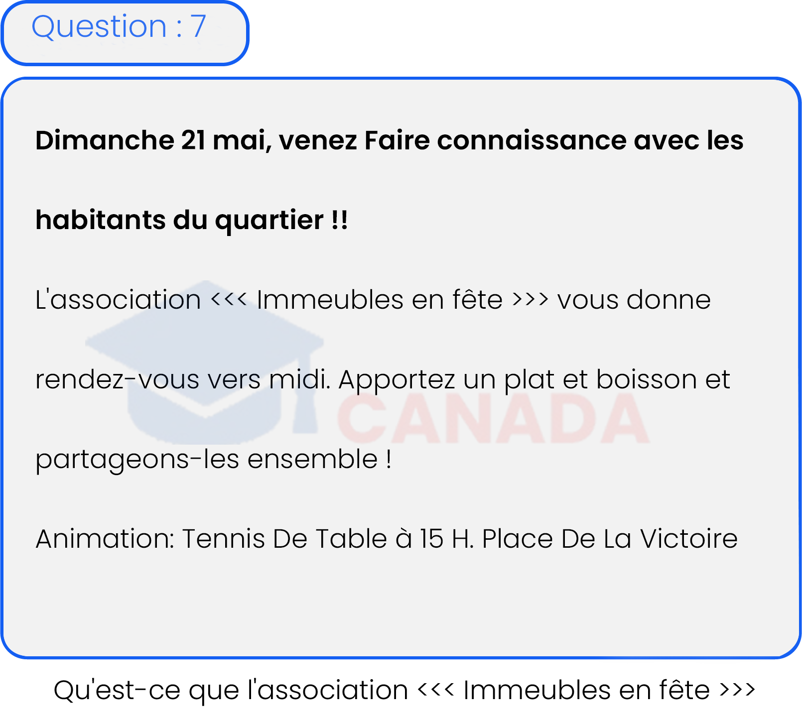 Question 7