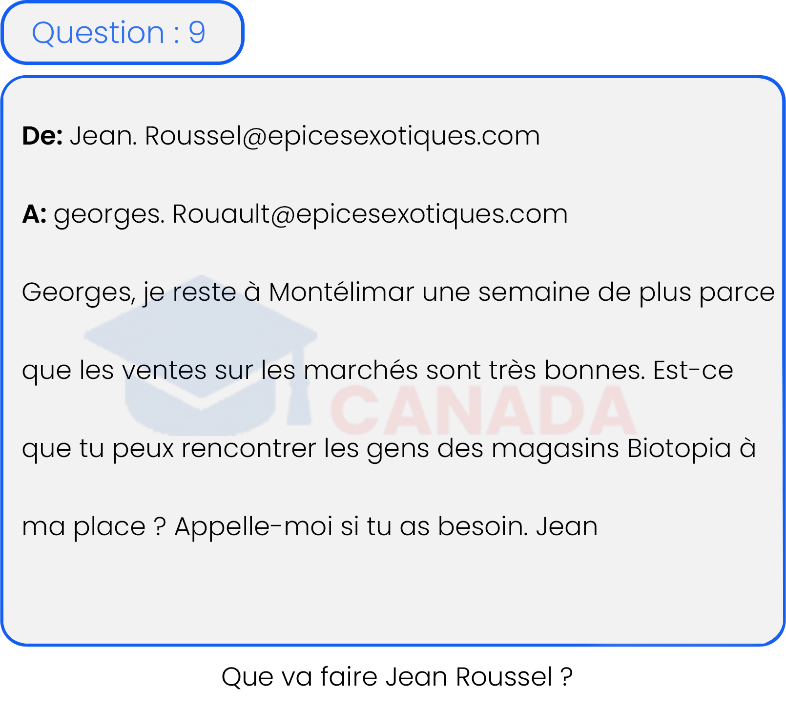 Question 9