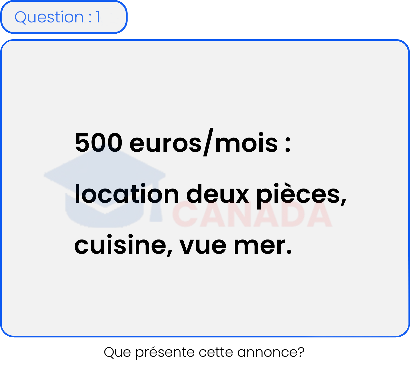 Question 1