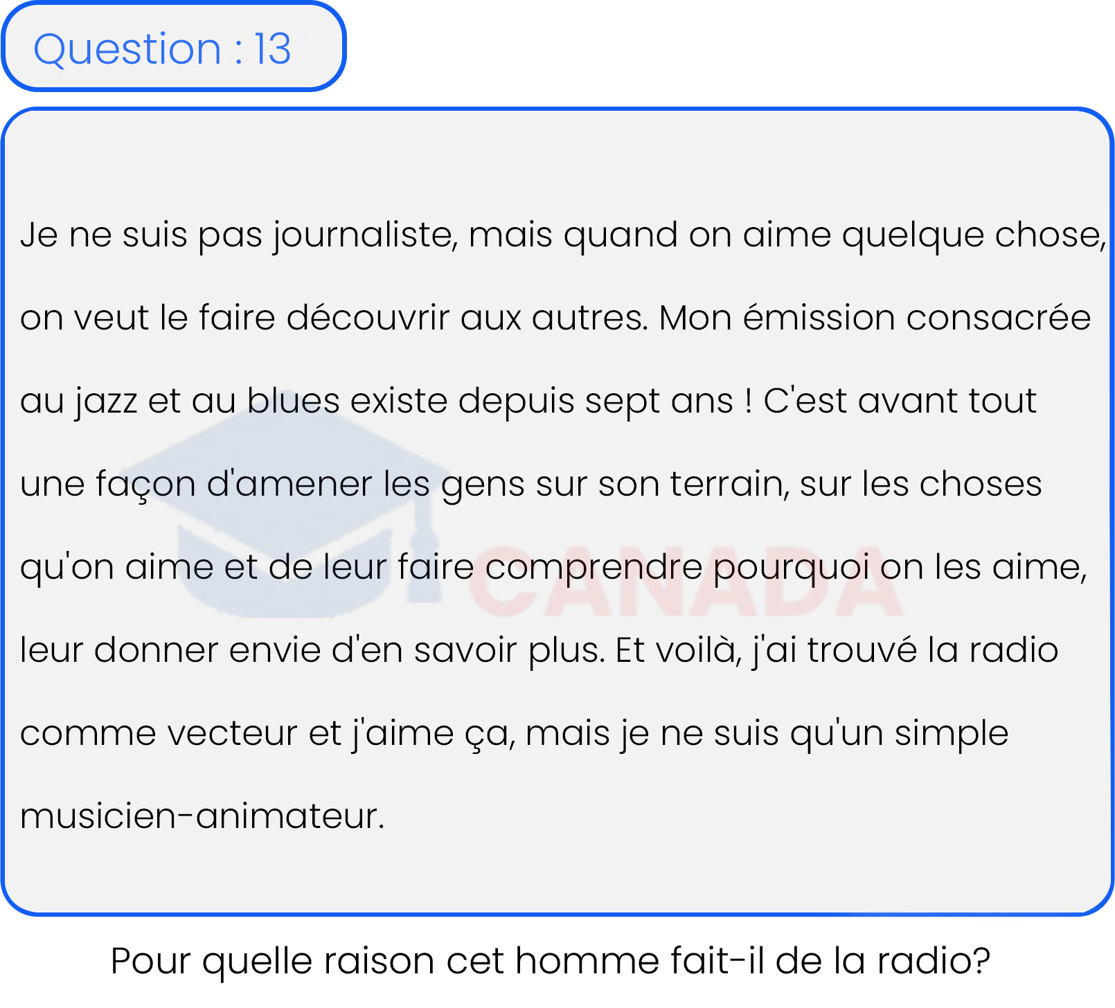 Question 13