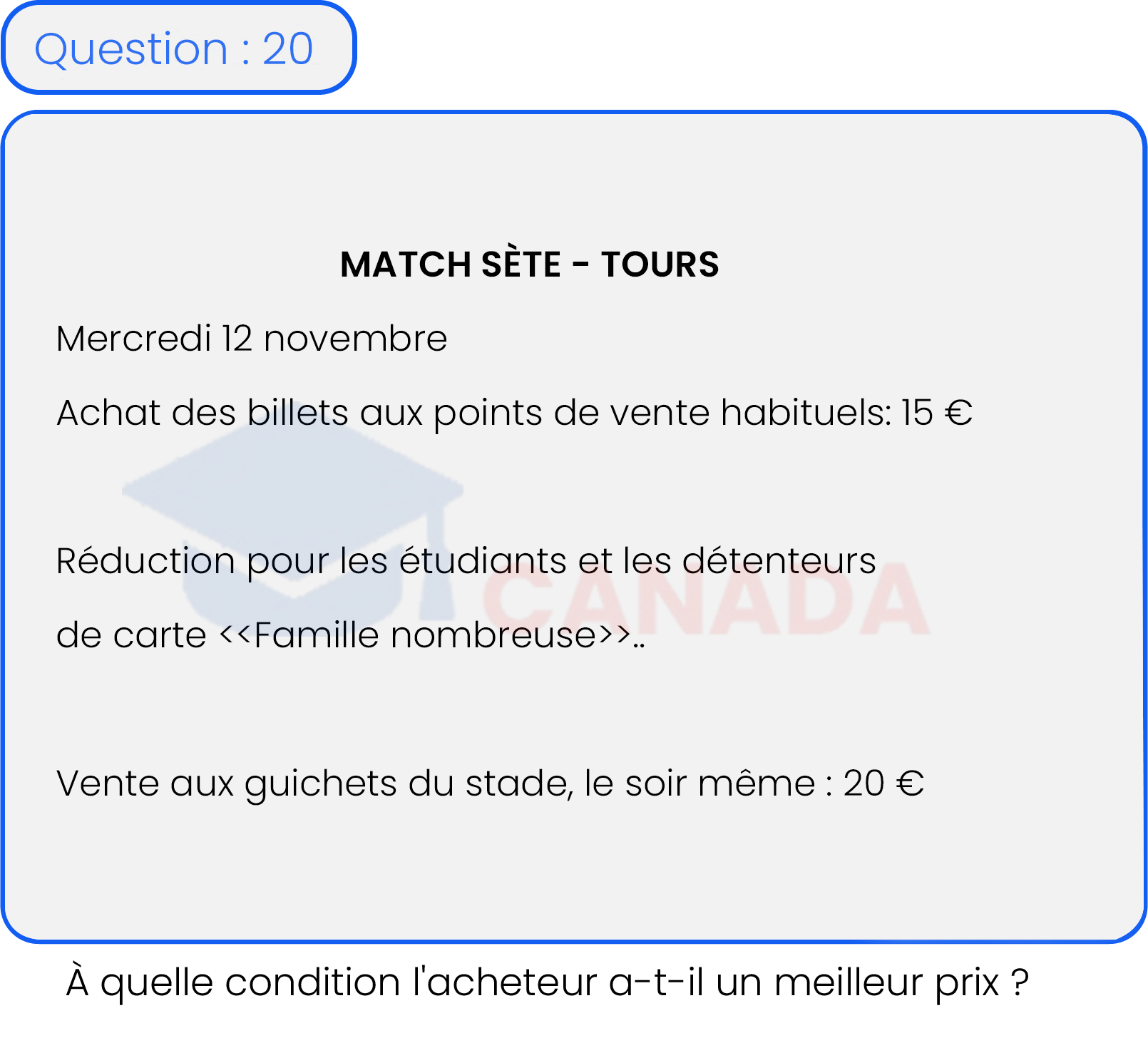 Question 20