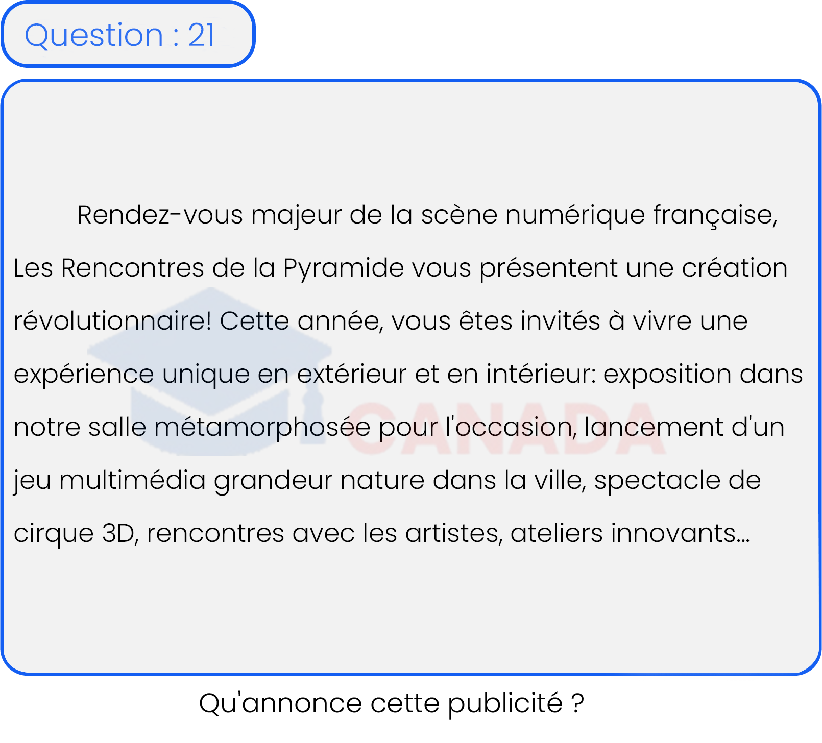 Question 21