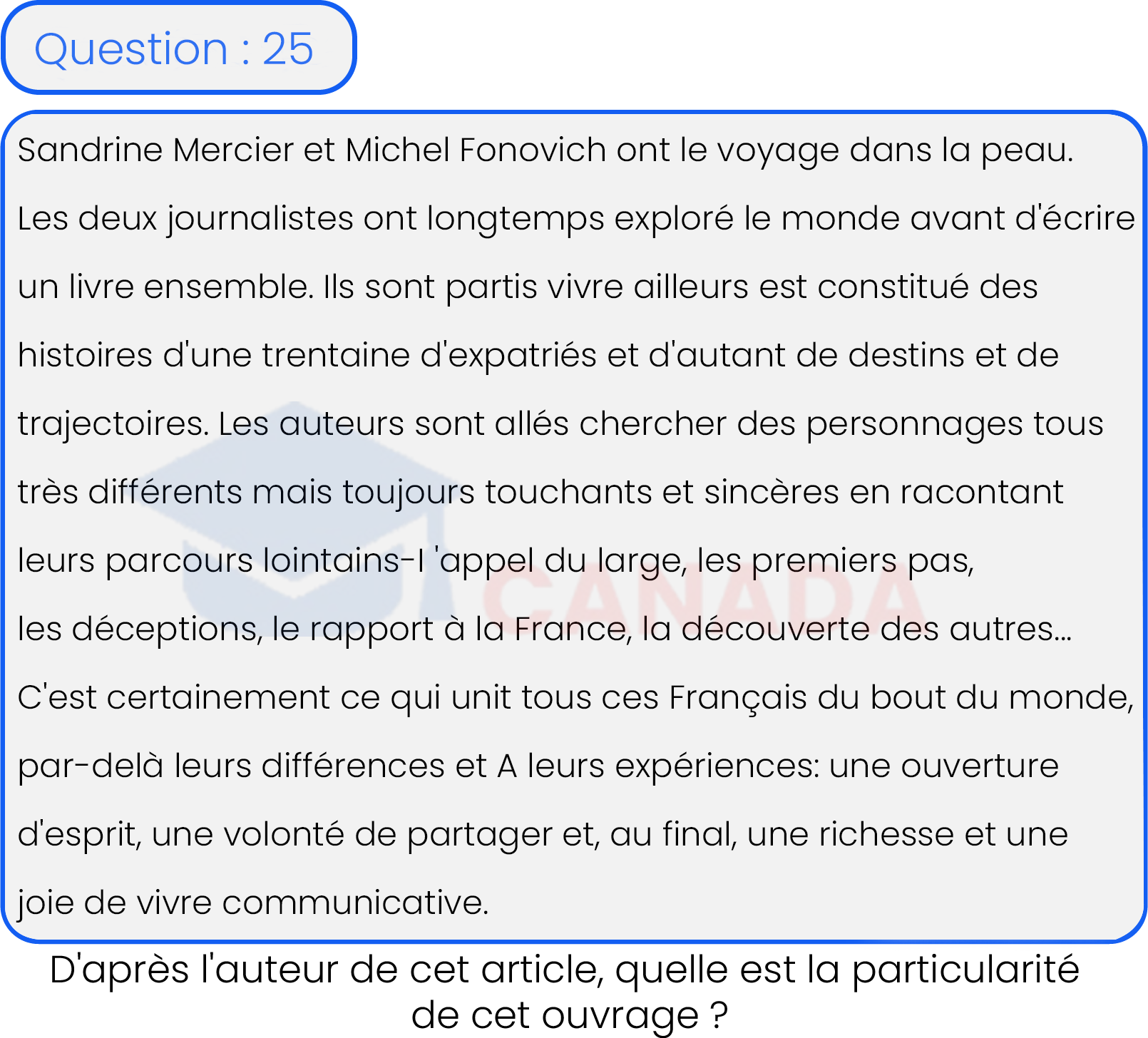 Question 25
