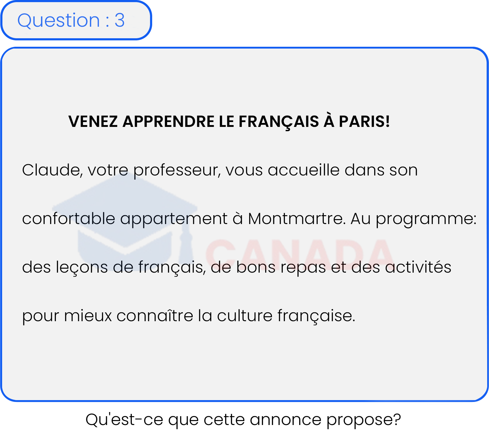Question 3