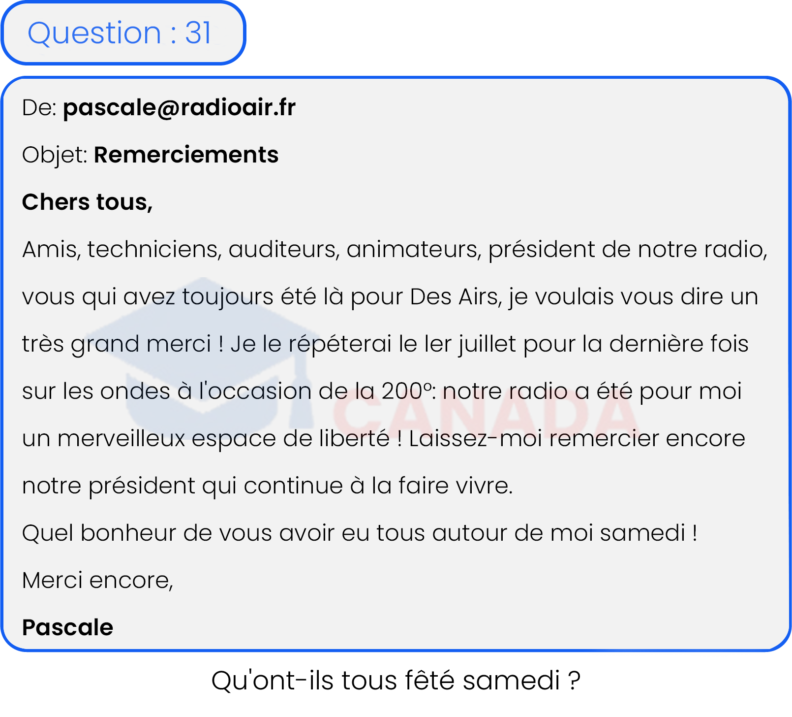 Question 31