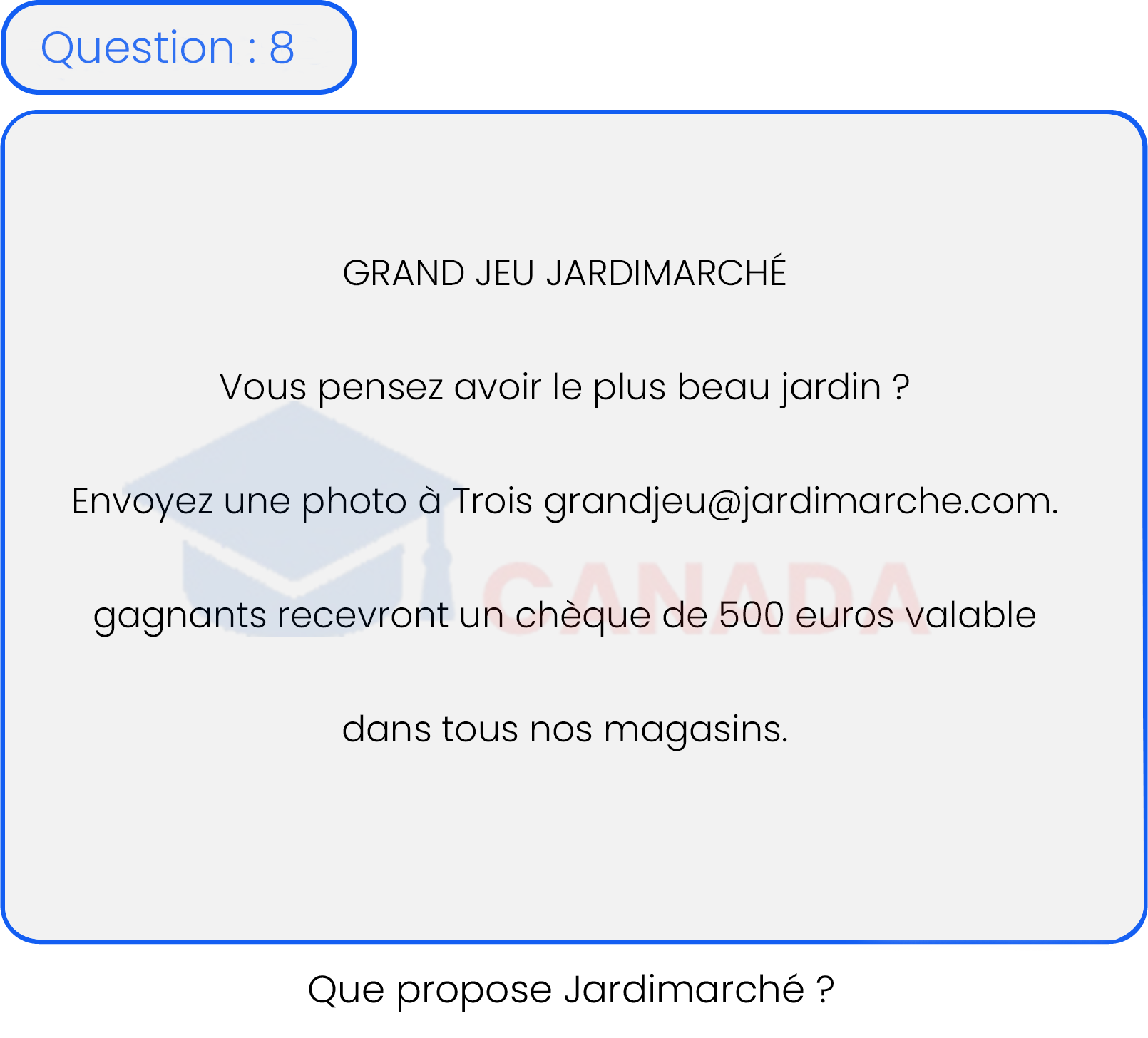 Question 8
