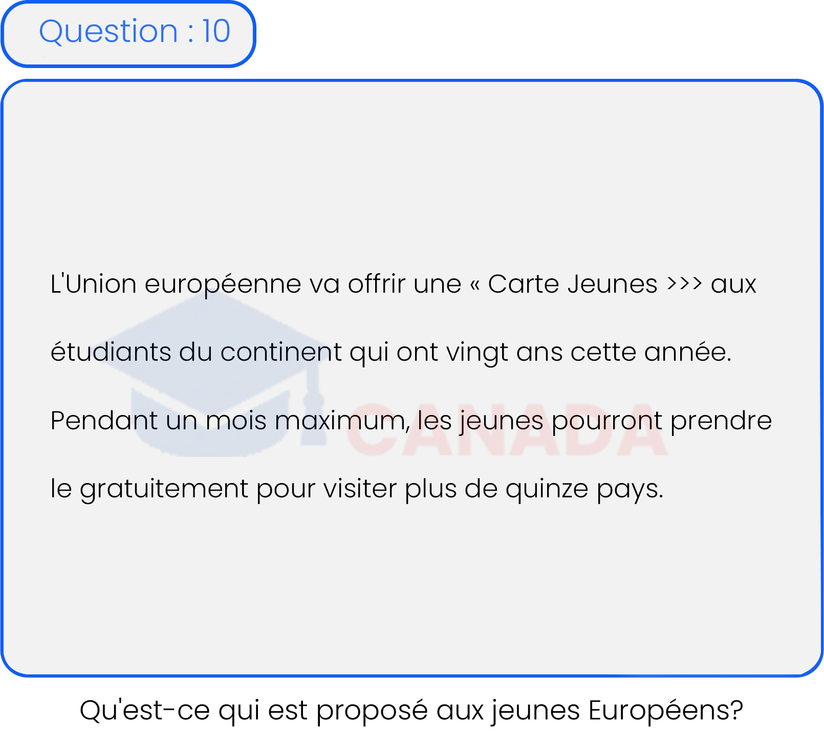 Question 10