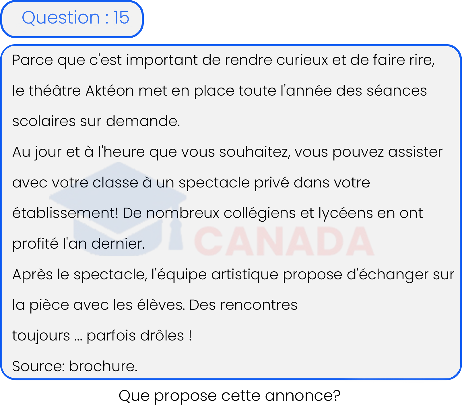 Question 15