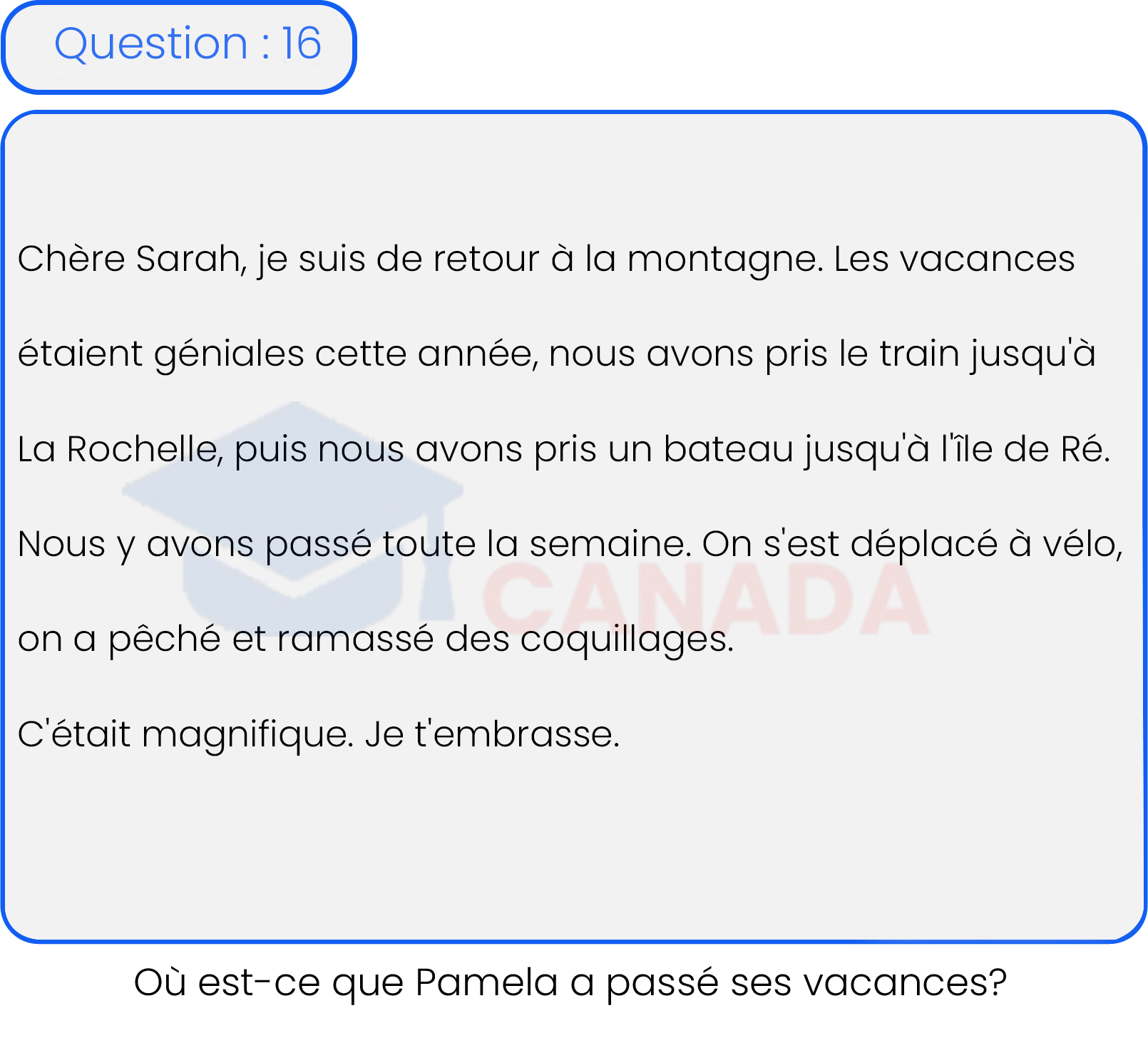 Question 16
