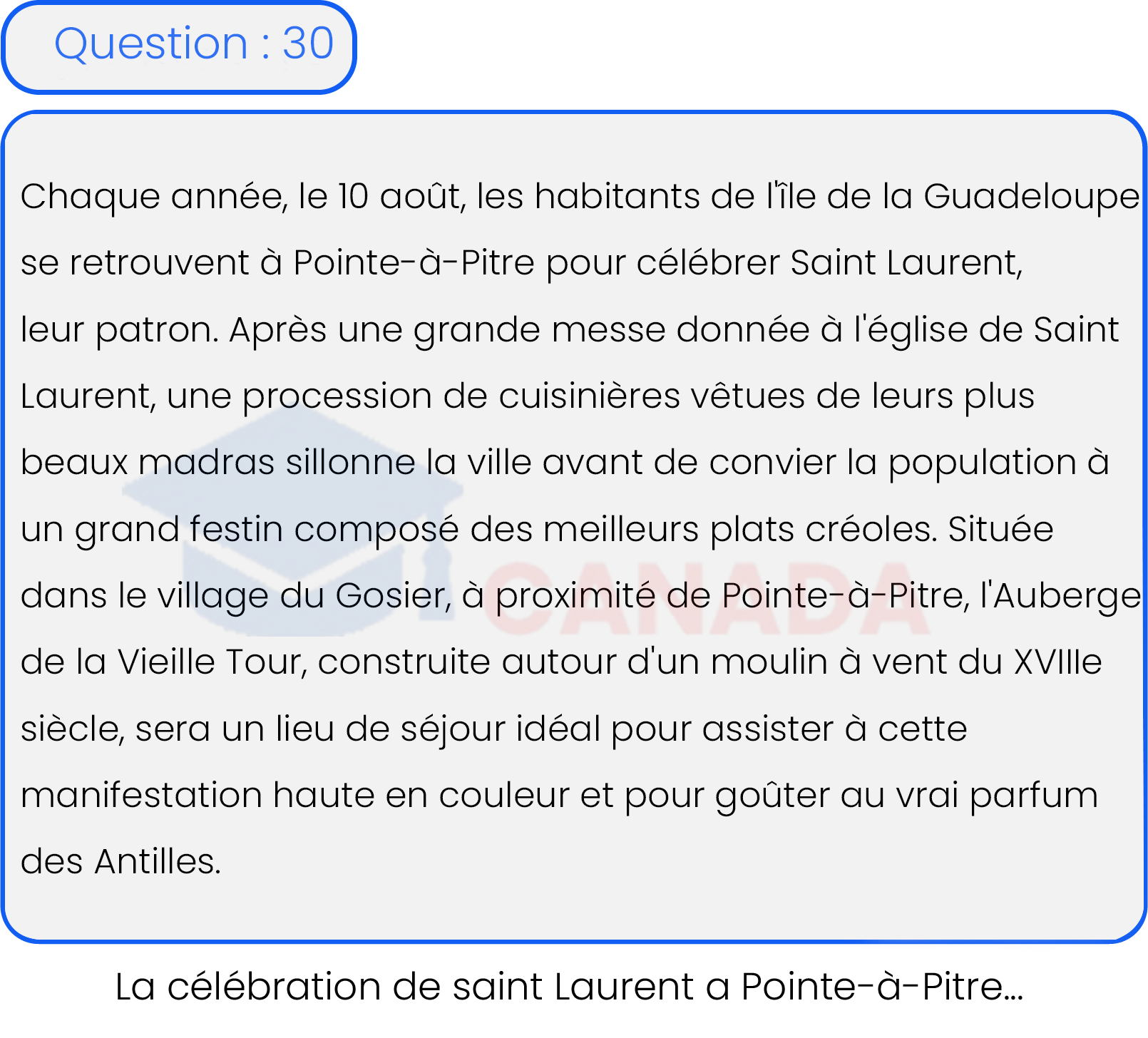 Question 30