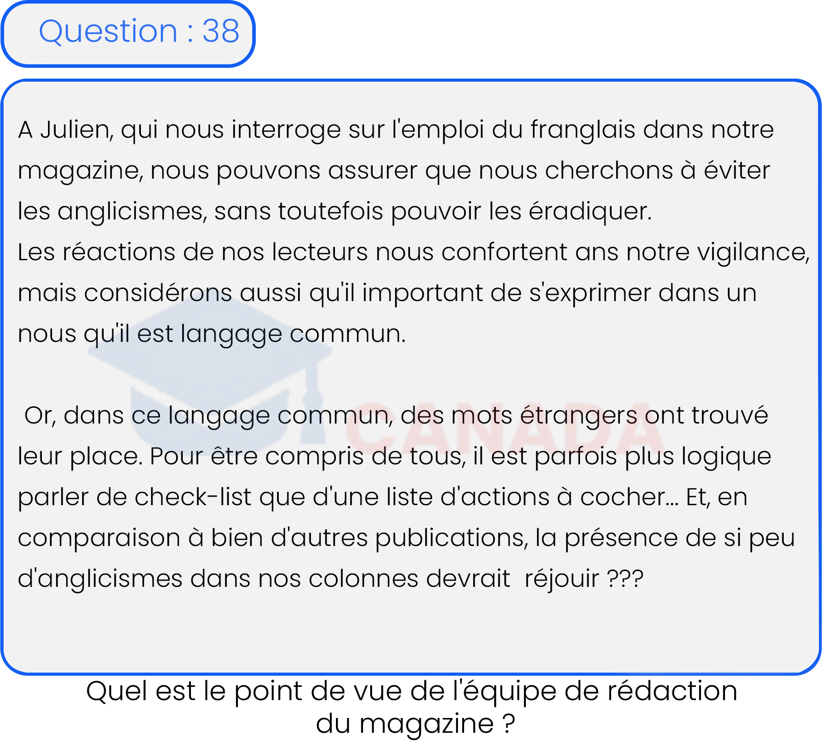 Question 38